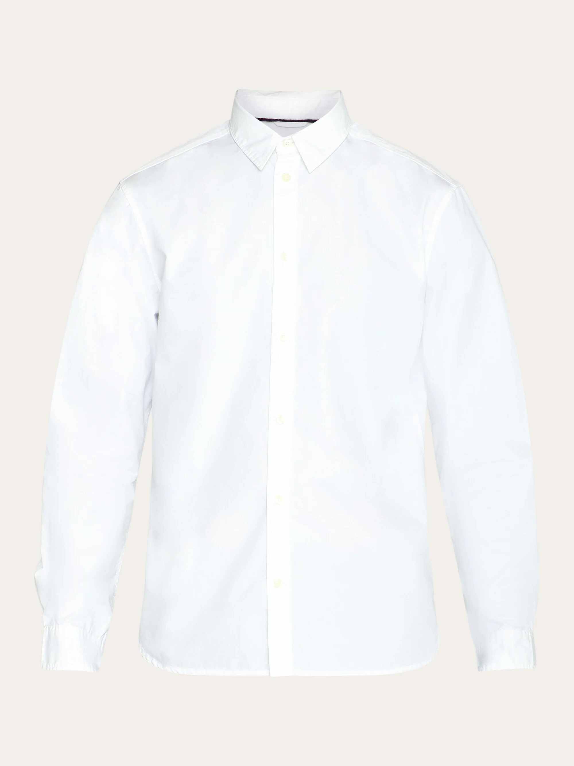 ALF regular crispy cotton shirt - GOTS/Vegan - Bright White