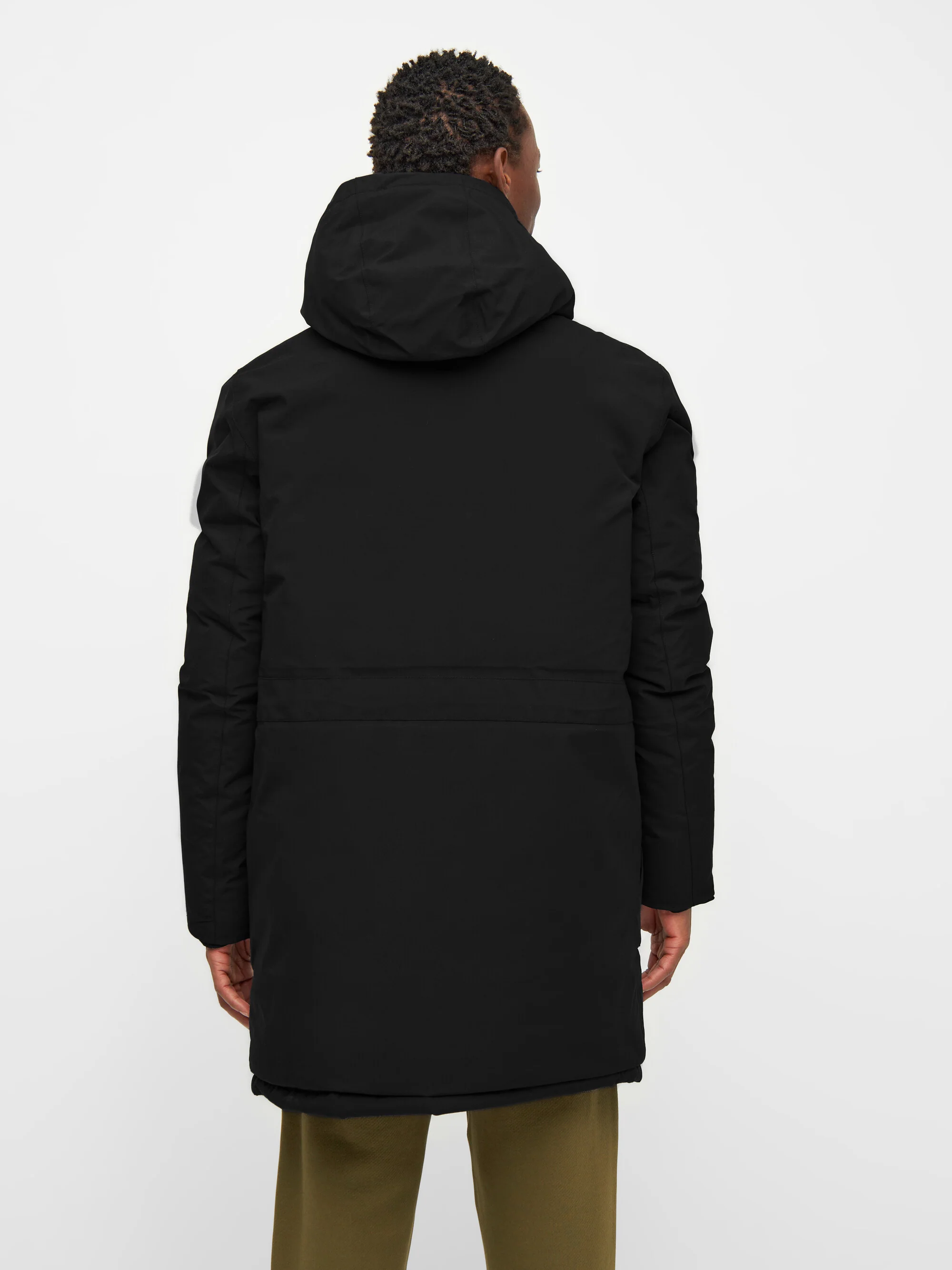 APEX CANVAS™ long padded coat - Black Jet - Image 3