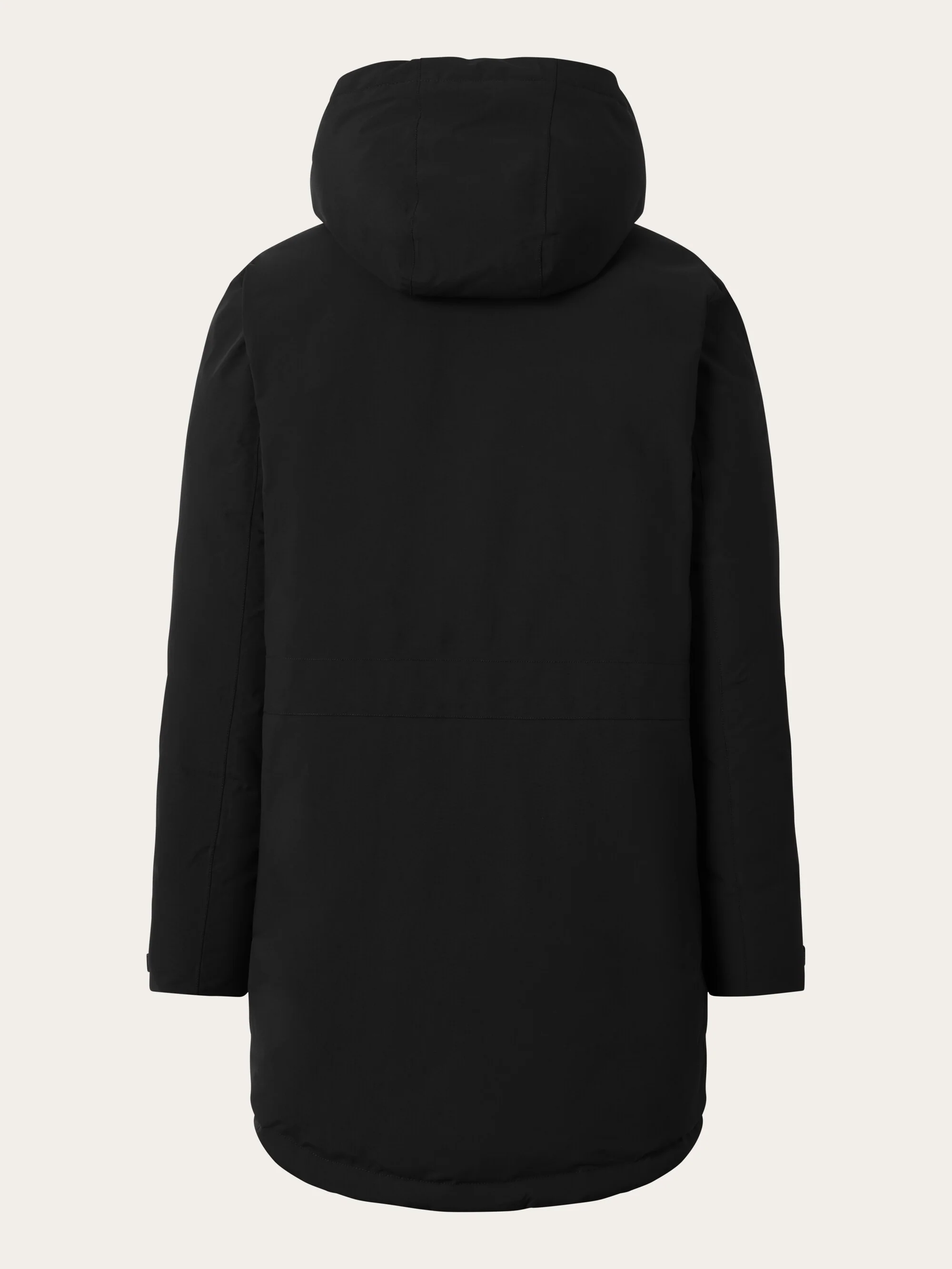 APEX CANVAS™ long padded coat - Black Jet - Image 5