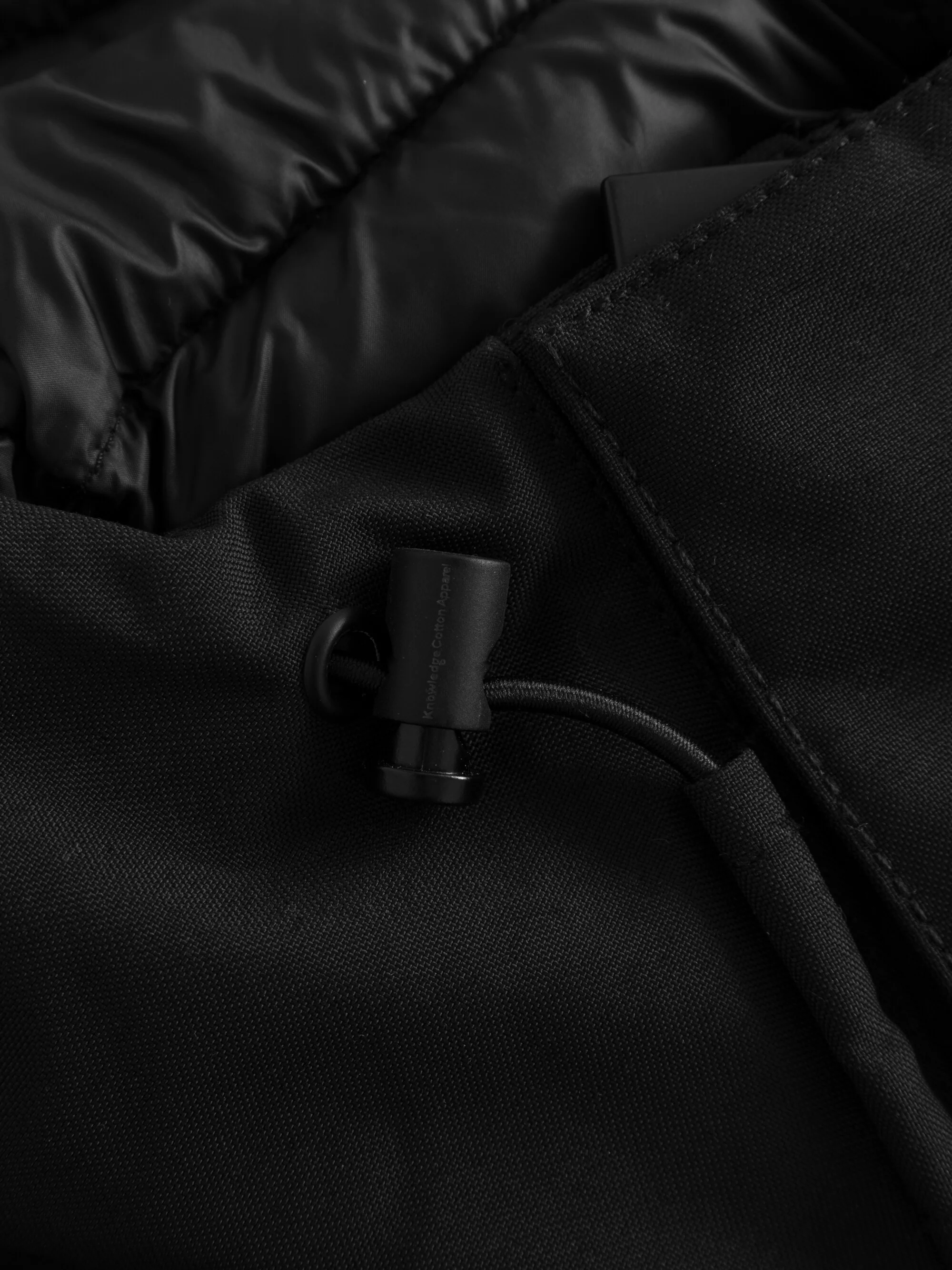 APEX CANVAS™ long padded coat - Black Jet - Image 6