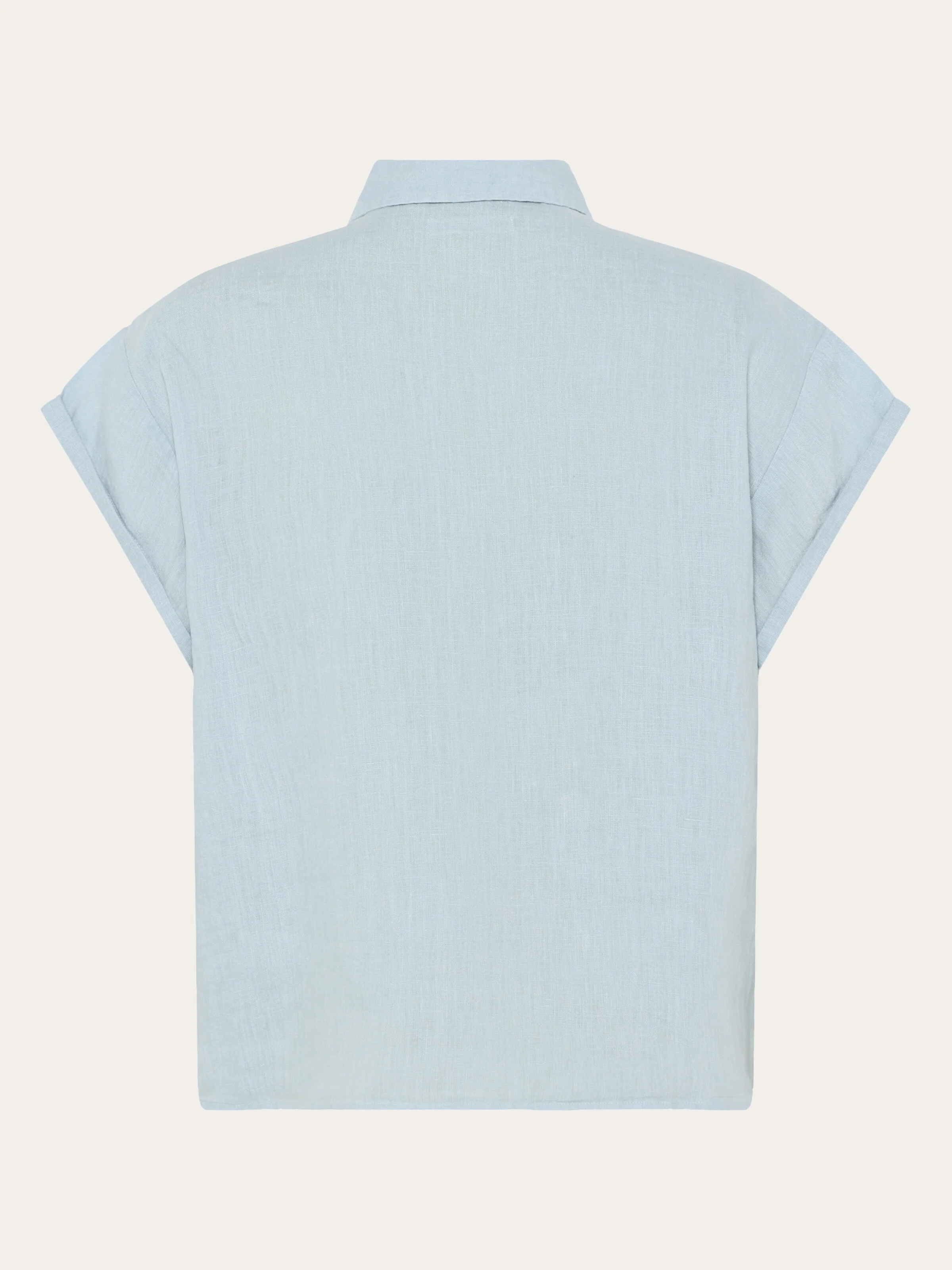 ASTER fold up short sleeve linen shirt - Skyway - Image 5