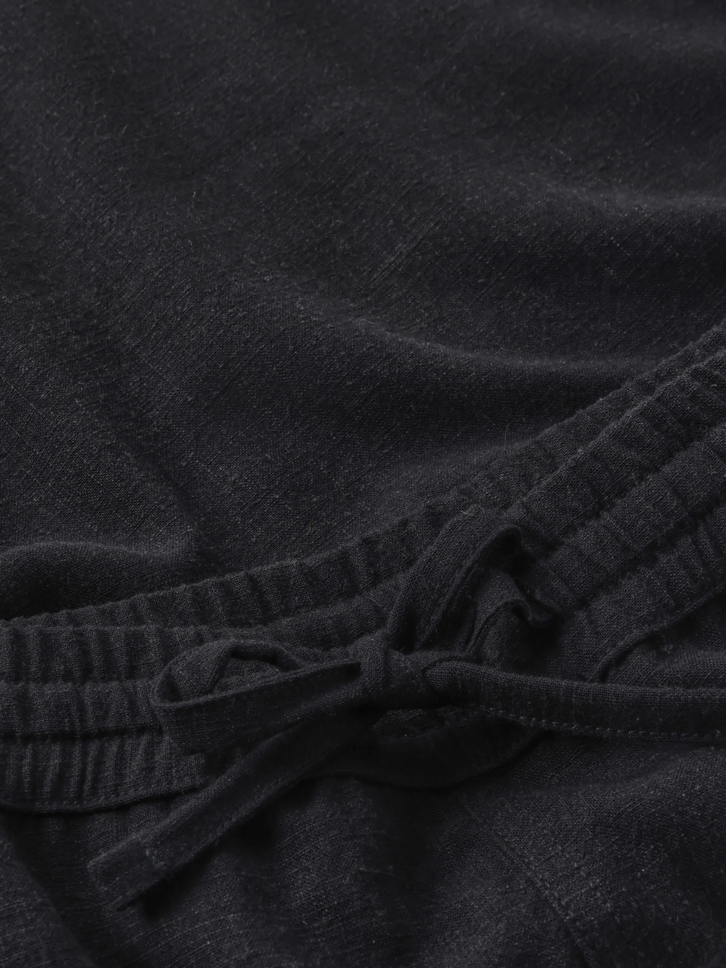 Astral comfort linen blend shorts - Black Jet - Image 3