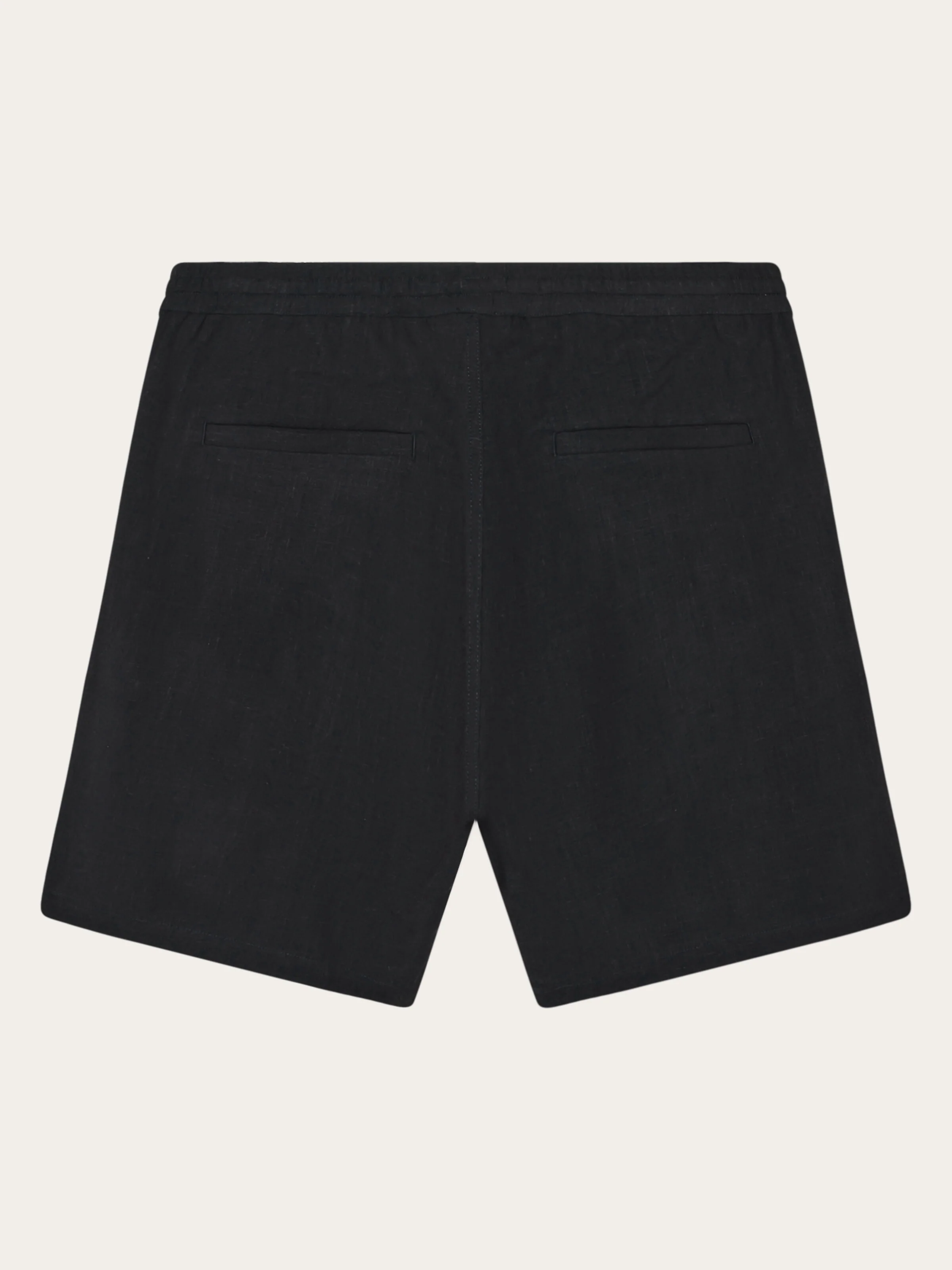 Astral comfort linen blend shorts - Black Jet - Image 4