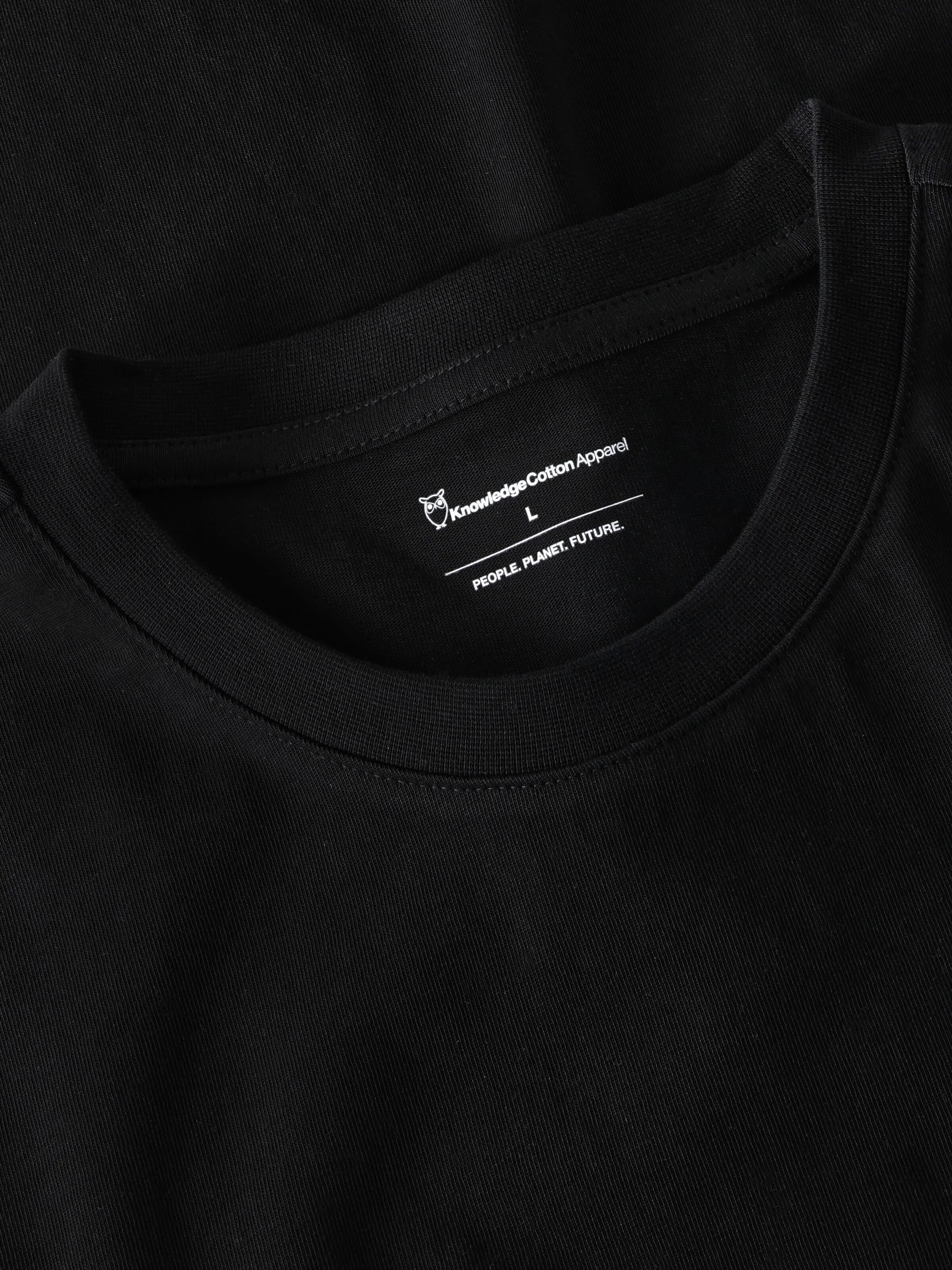 Back print t-shirt - Black Jet - Image 3