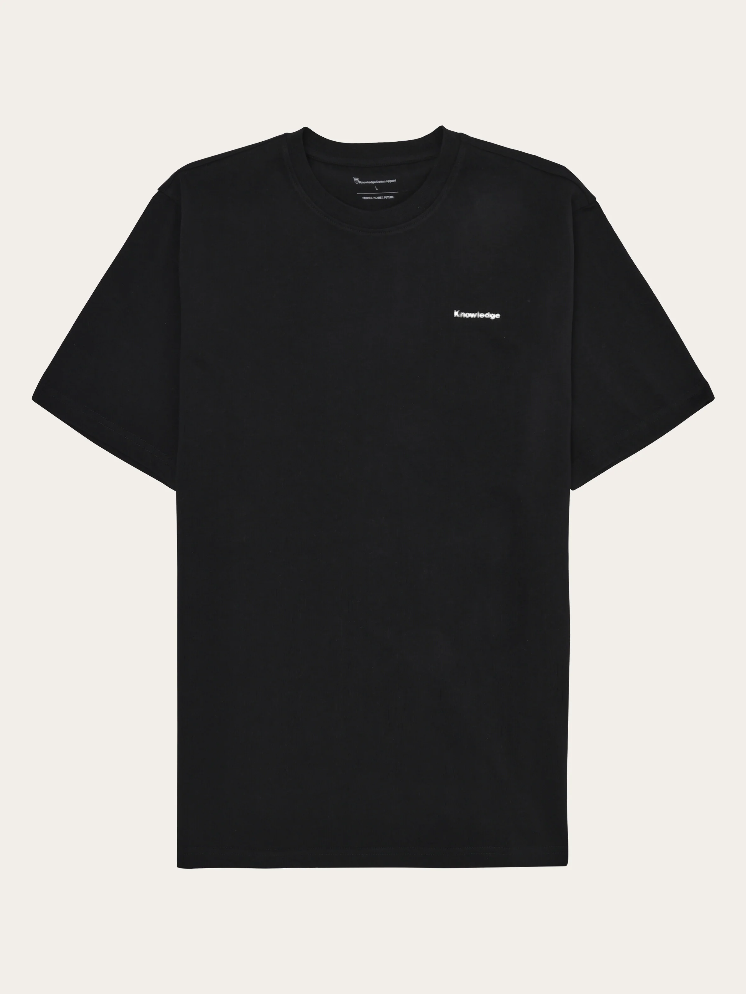 Back print t-shirt - Black Jet