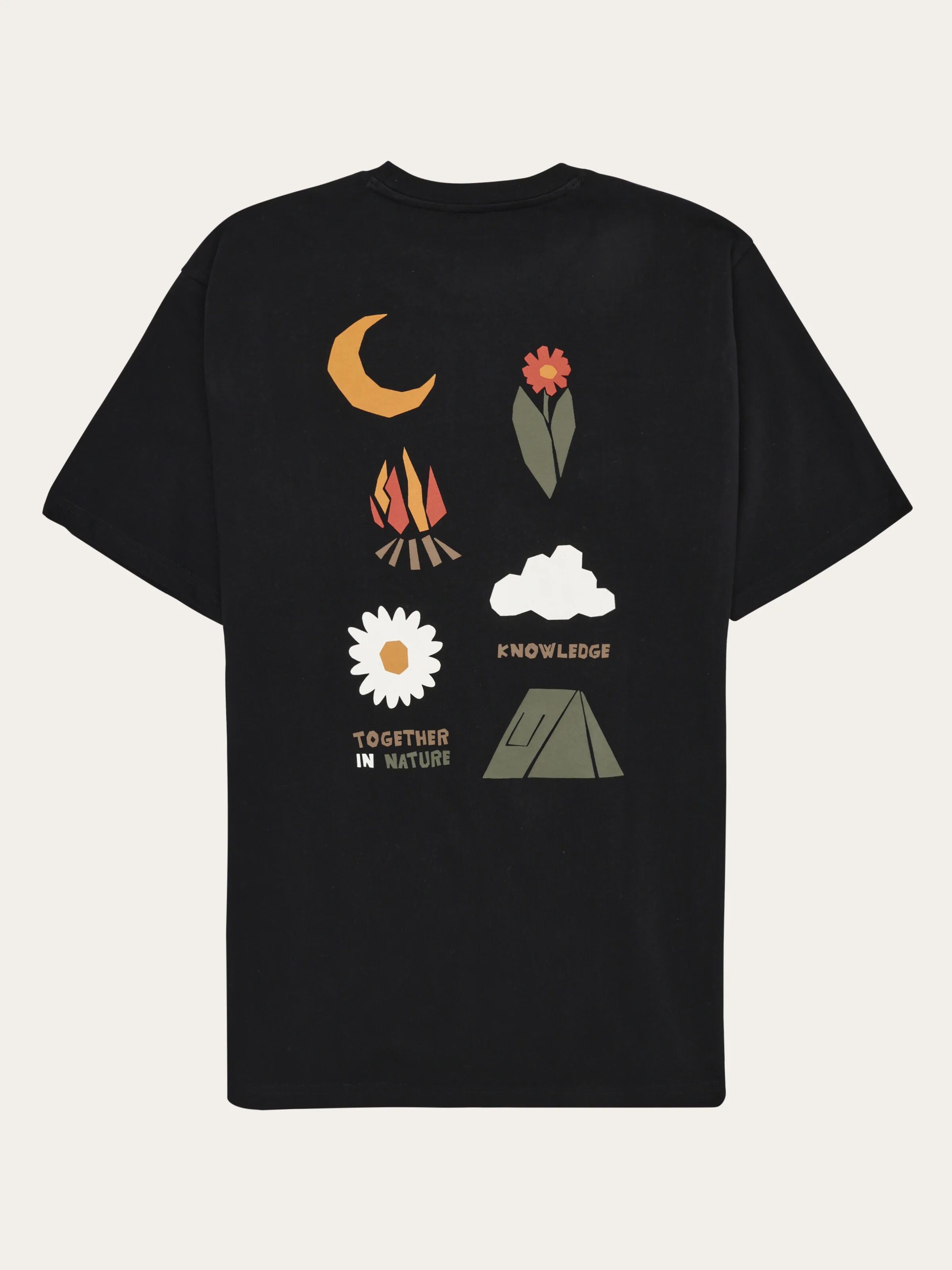 Back print t-shirt - Black Jet - Image 2