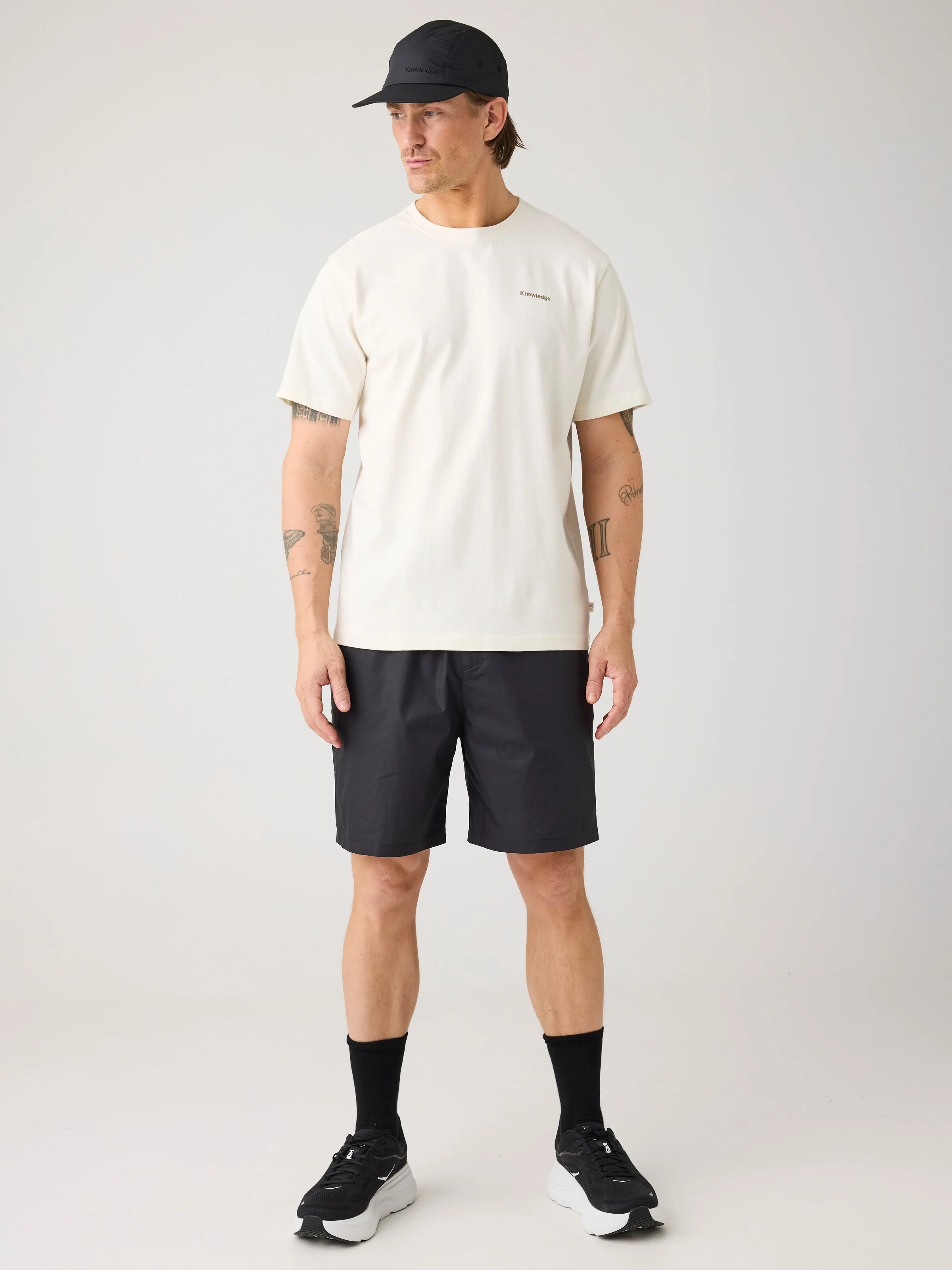 Back print t-shirt - Egret - Image 6