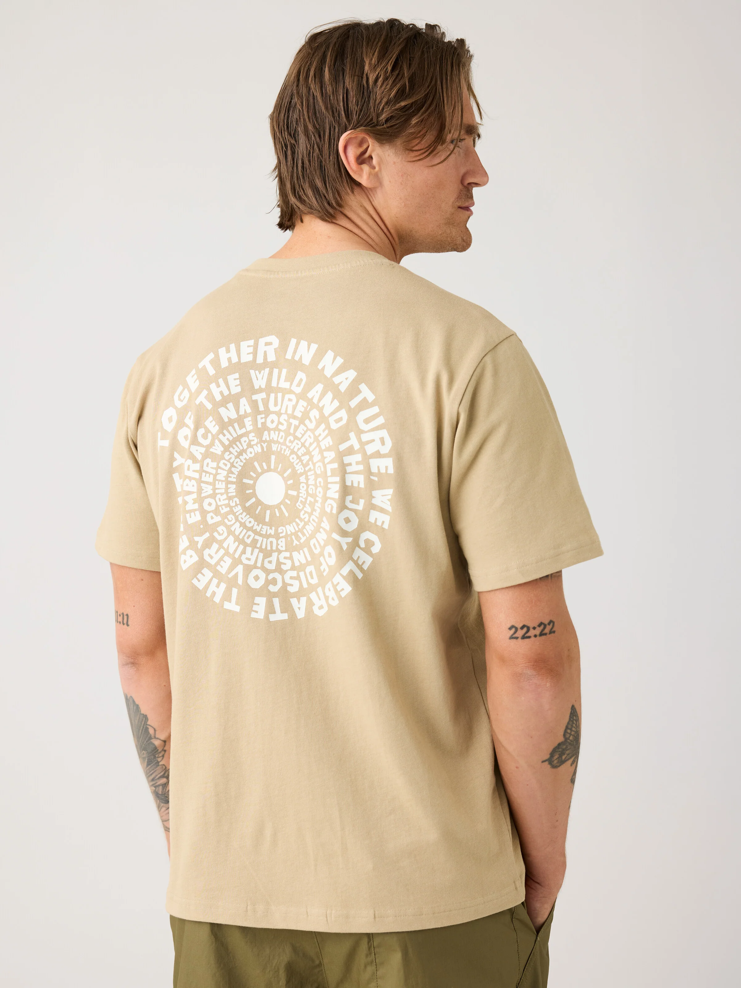 Back print t-shirt - Twill - Image 2
