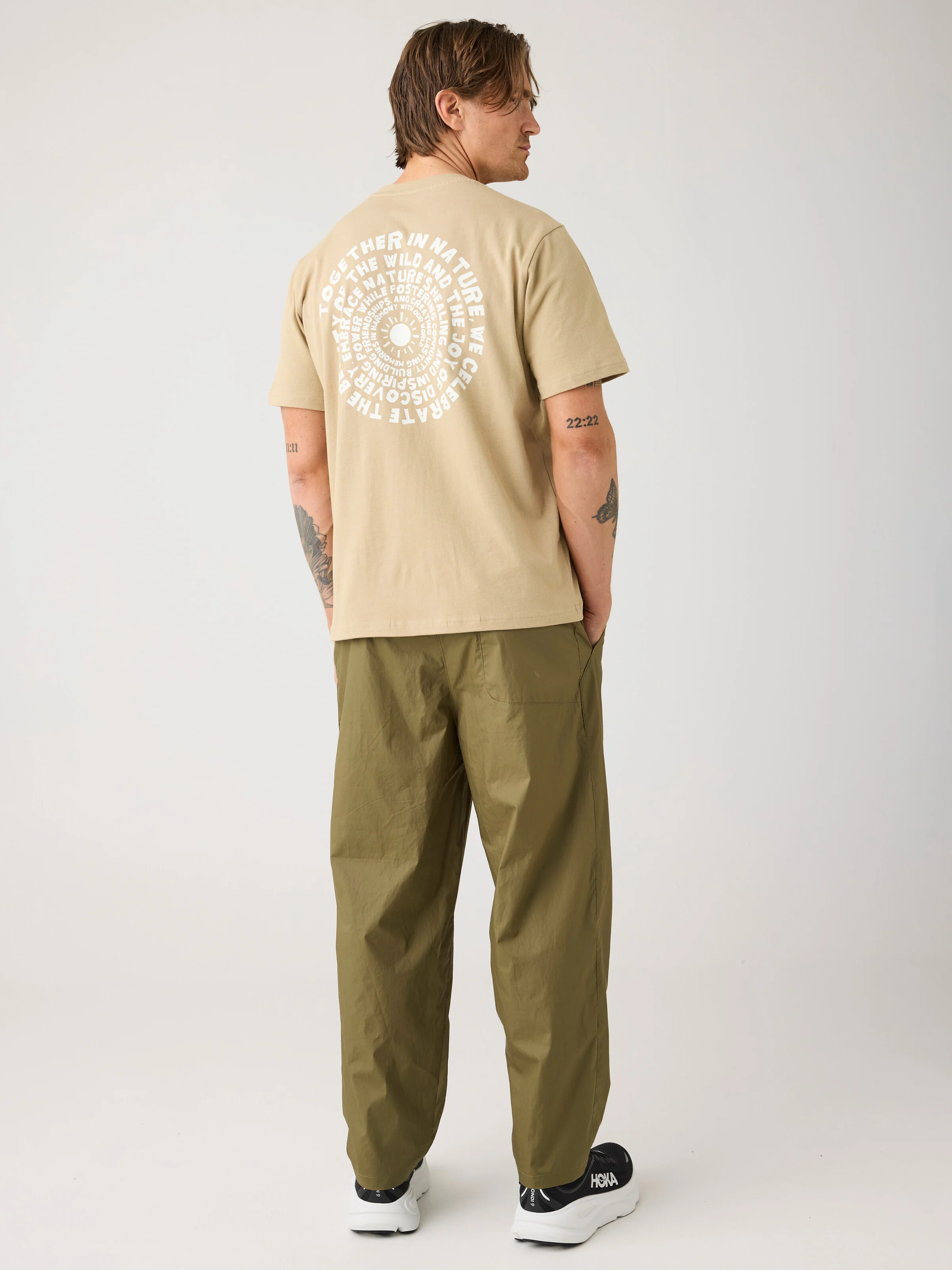 Back print t-shirt - Twill - Image 3