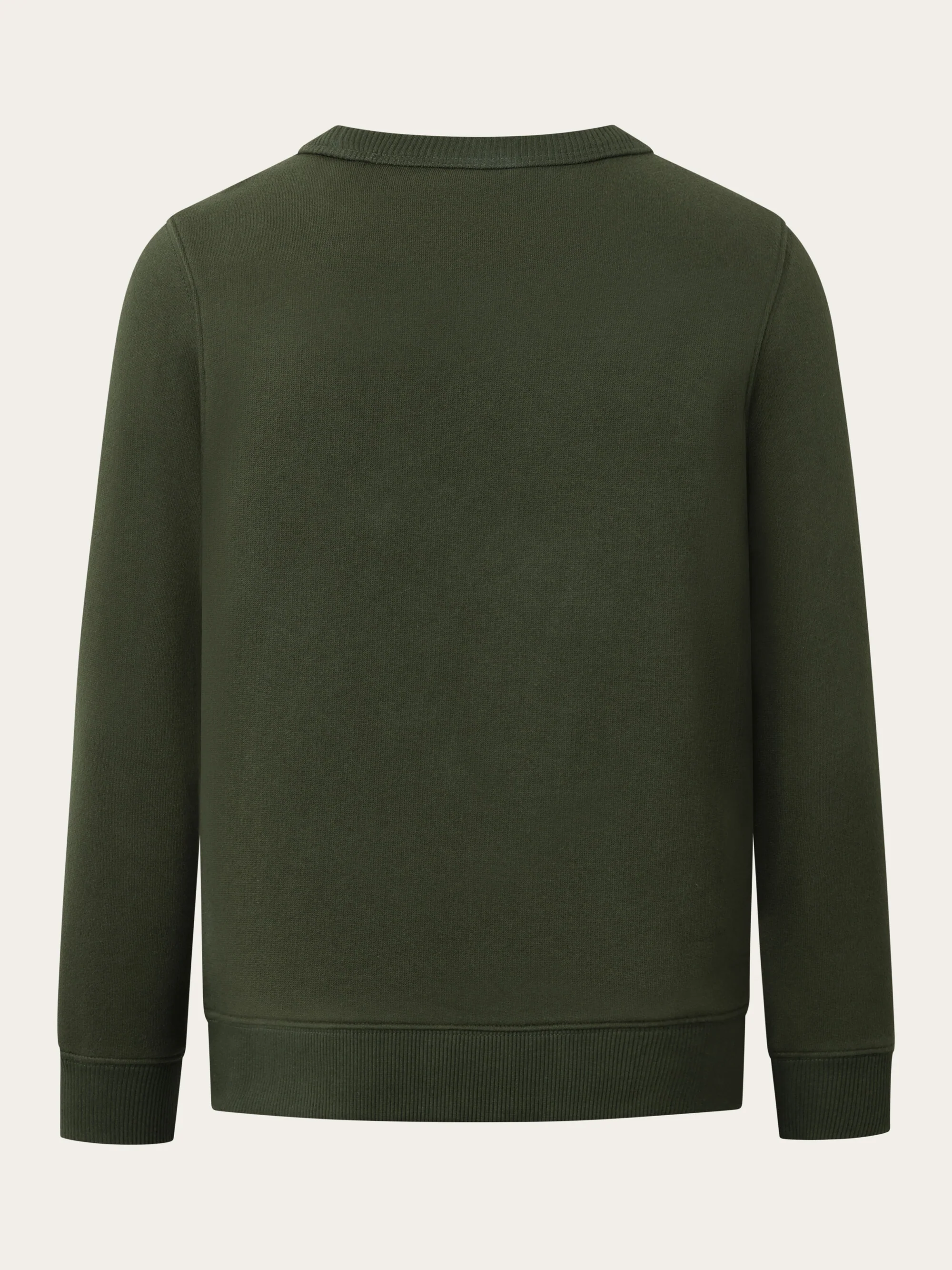 Badge crew neck sweat - Forest Night - Image 2