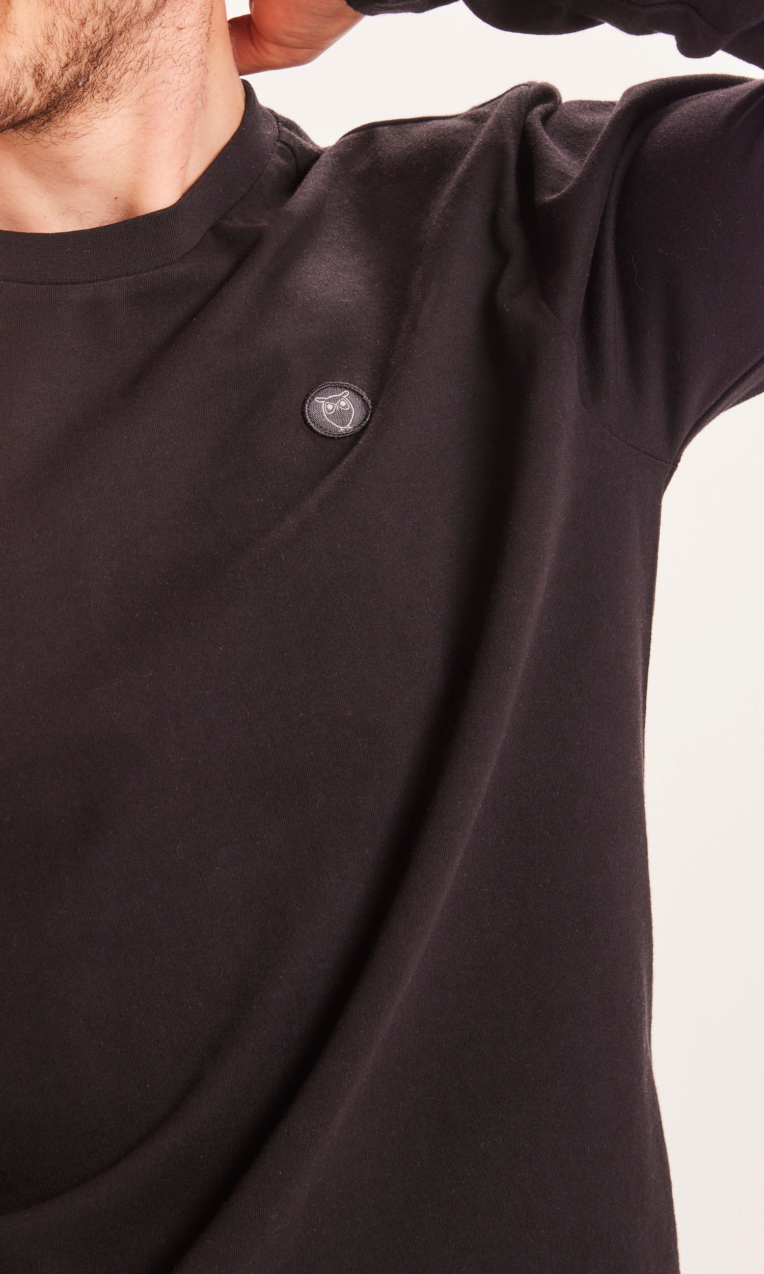 Badge long sleeve - Black Jet - Image 5