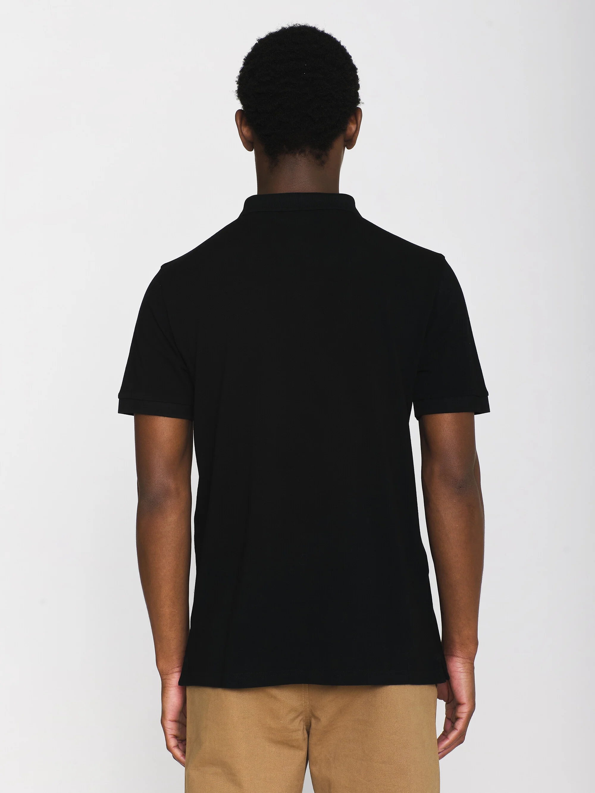 Basic badge polo - Black Jet - Image 3