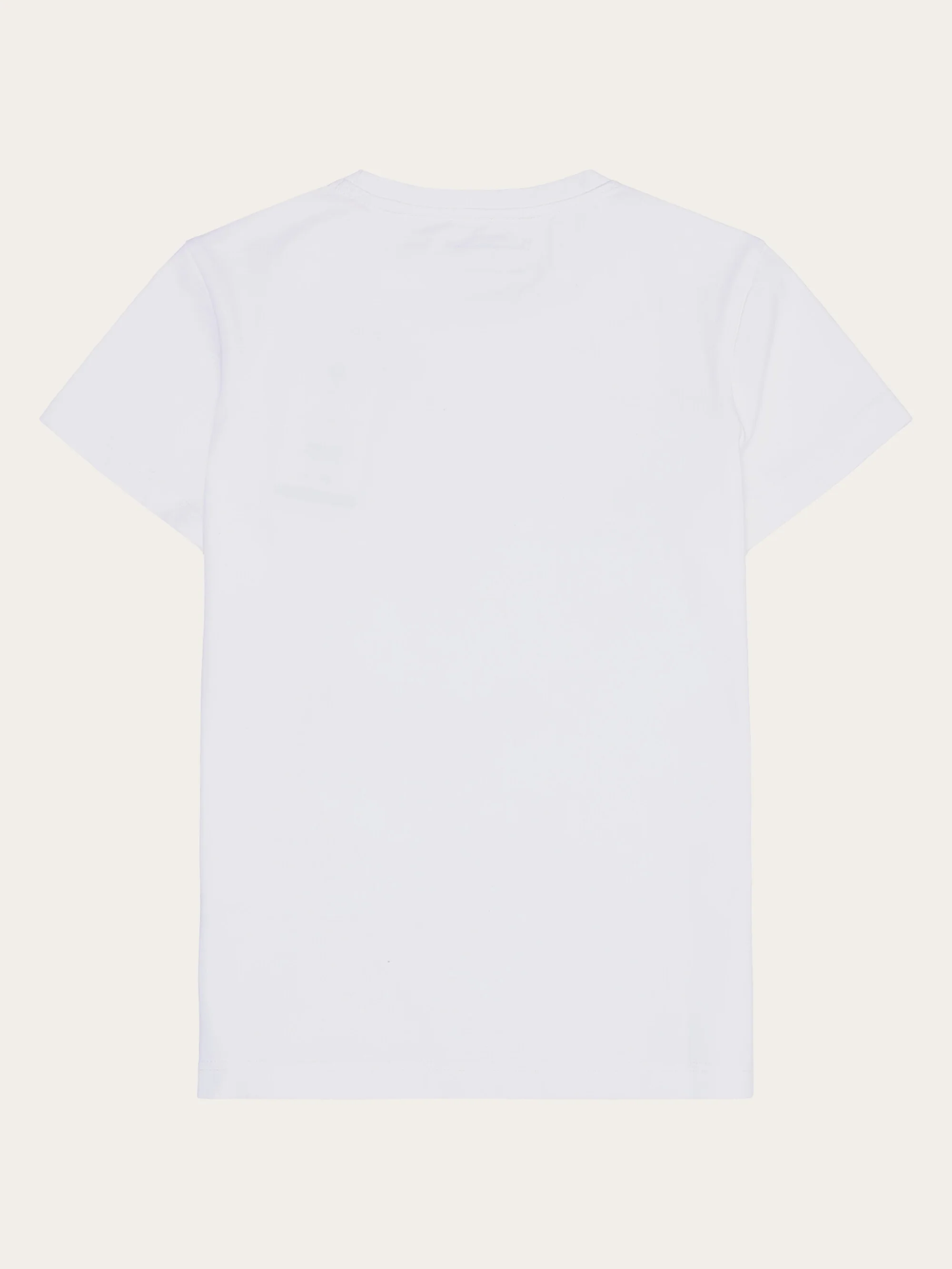 Basic badge tee - Regenerative Organic Certified™ - GOTS/Vegan - Bright White - Image 3