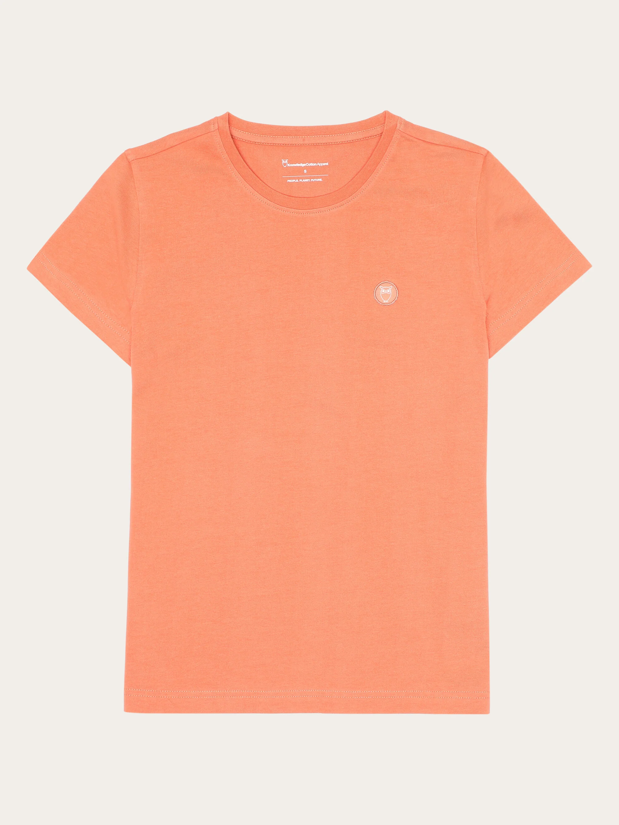 Basic badge tee - Regenerative Organic Certified™ - GOTS/Vegan - Langoustino