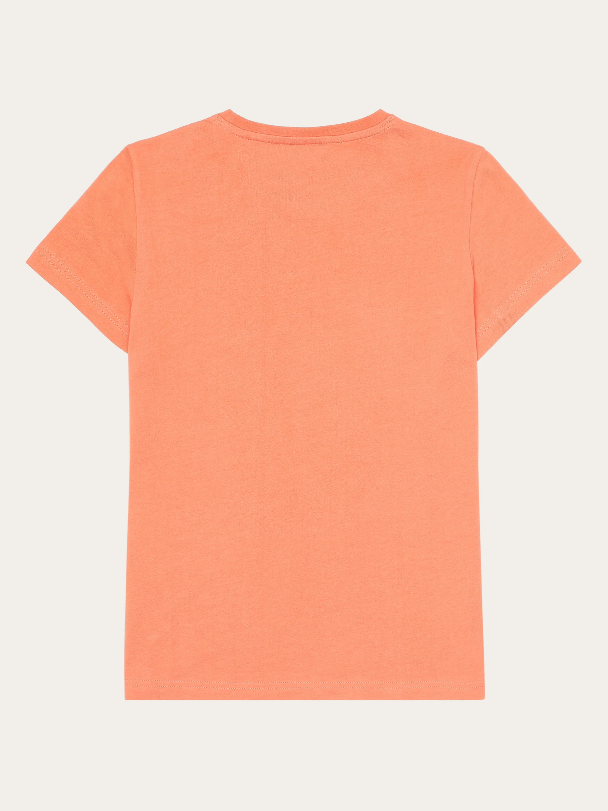 Basic badge tee - Regenerative Organic Certified™ - GOTS/Vegan - Langoustino - Image 2