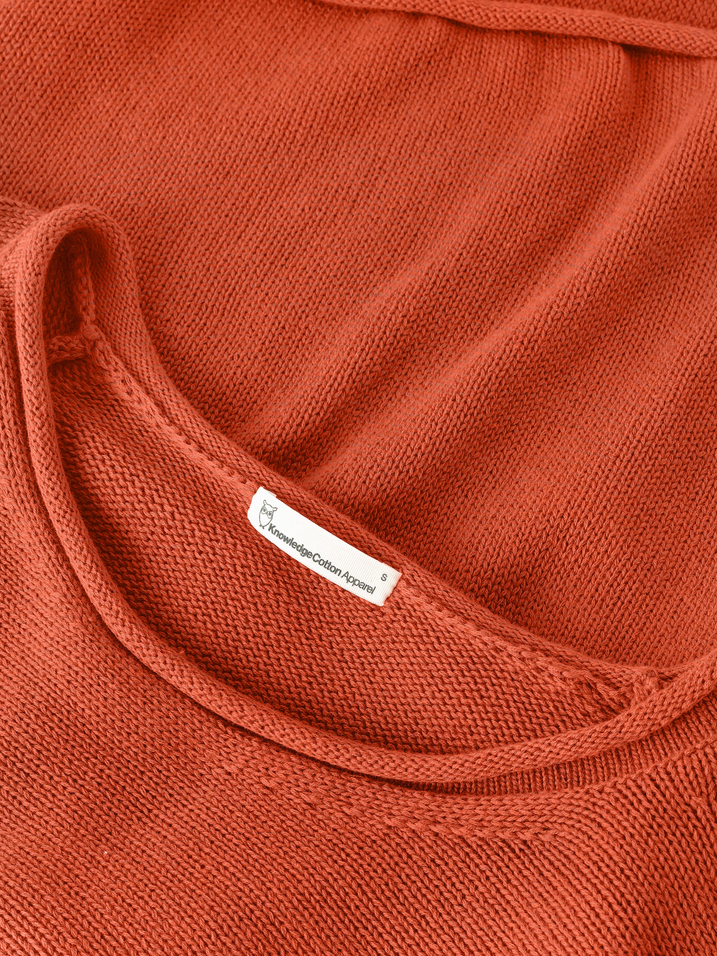 Bat sleeve knit - Burnt Brick - Image 2