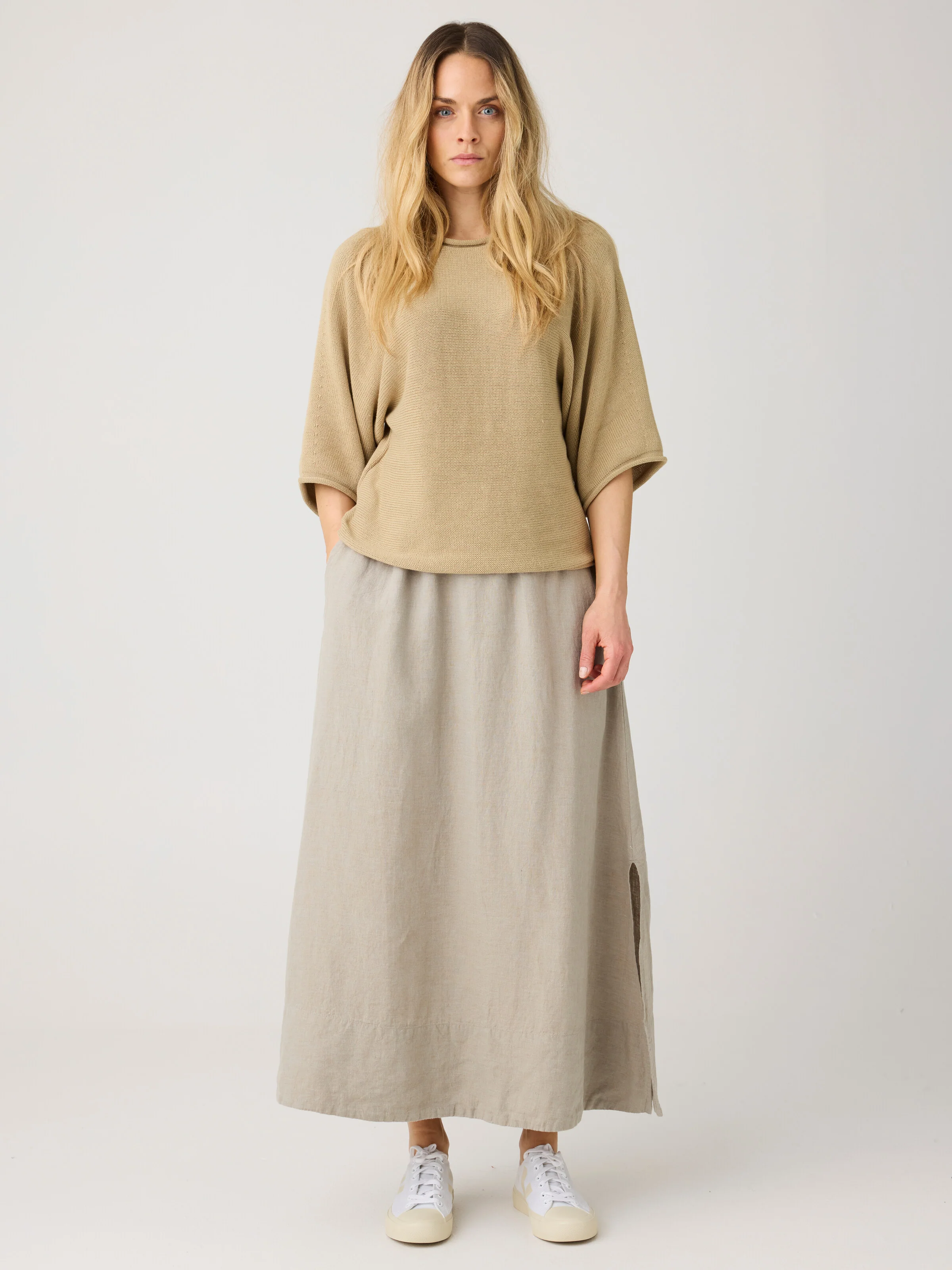 Bat sleeve knit - Twill - Image 4