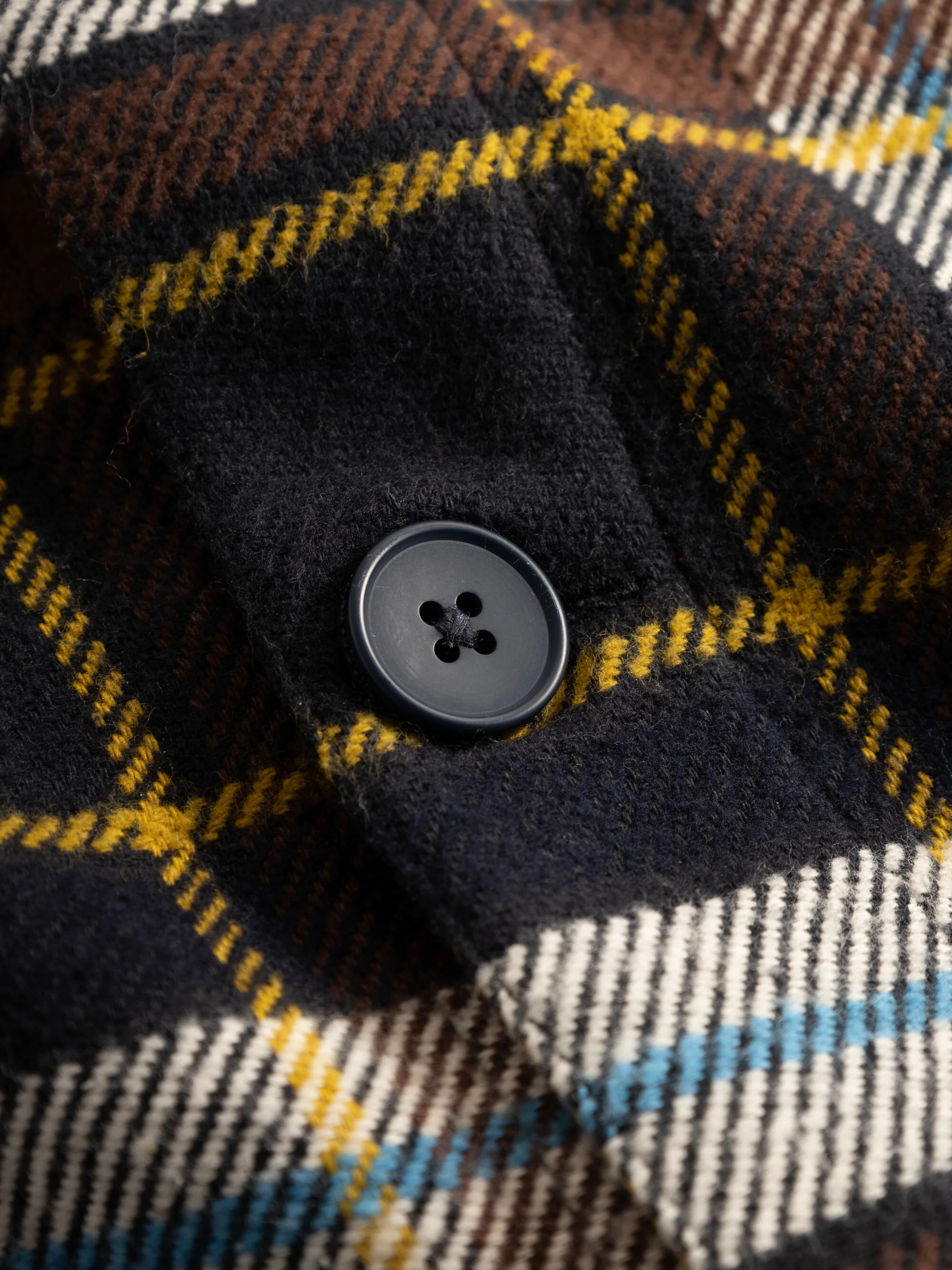 Big checked heavy flannel overshirt - Item Colour - Image 7