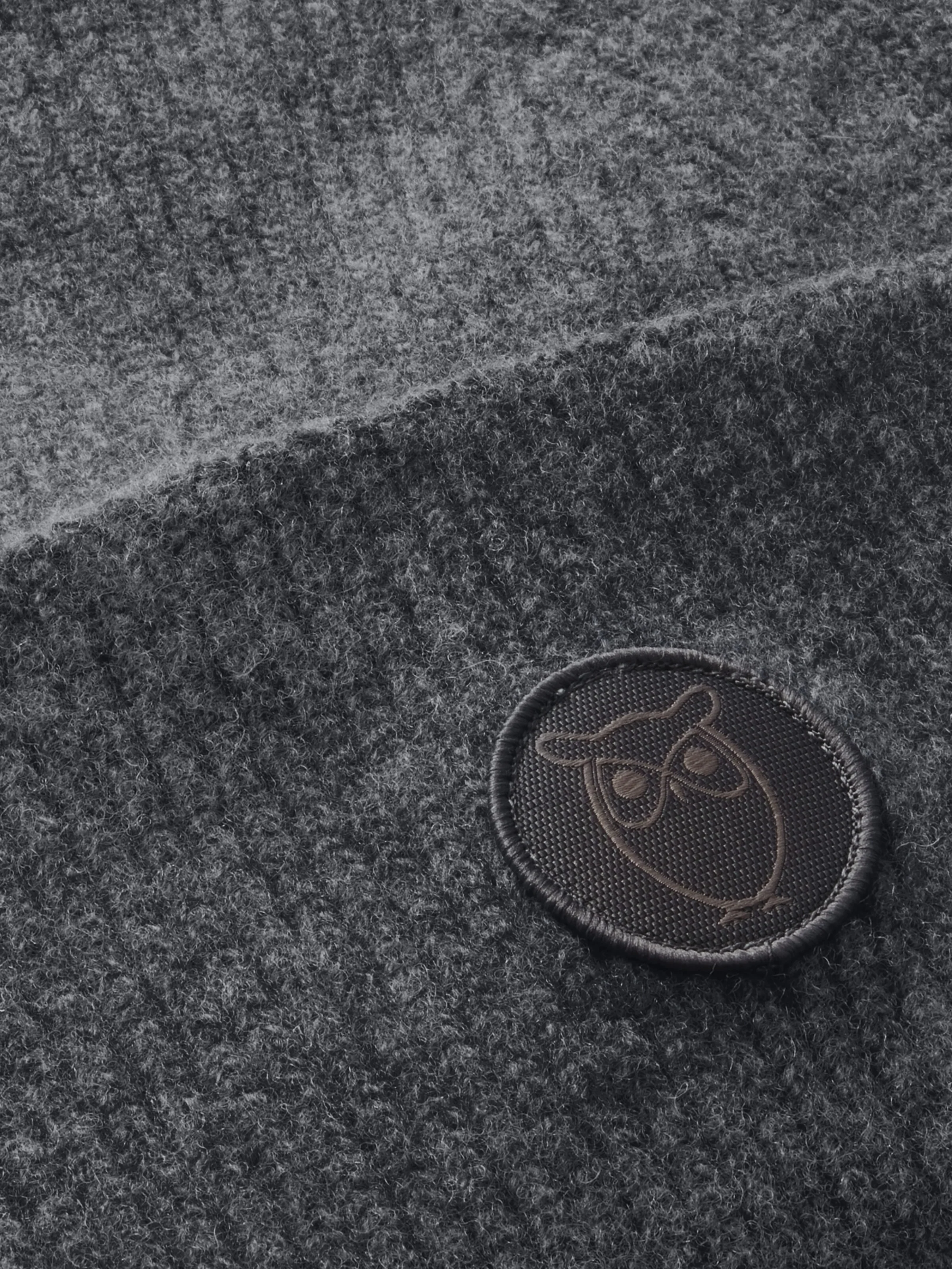 Big rib beanie - Dark Grey Melange - Image 2