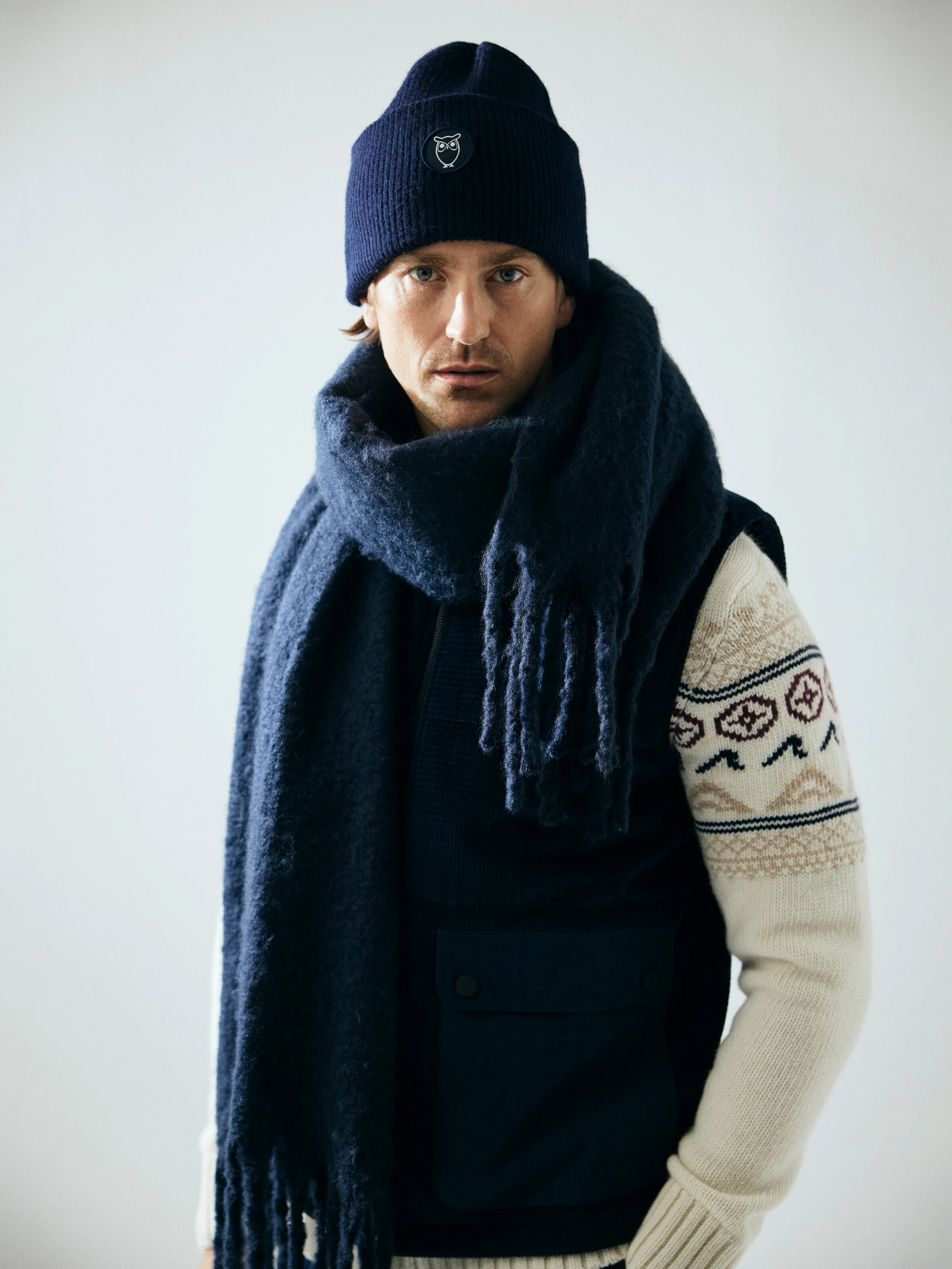 Big rib beanie - Total Eclipse - Image 2