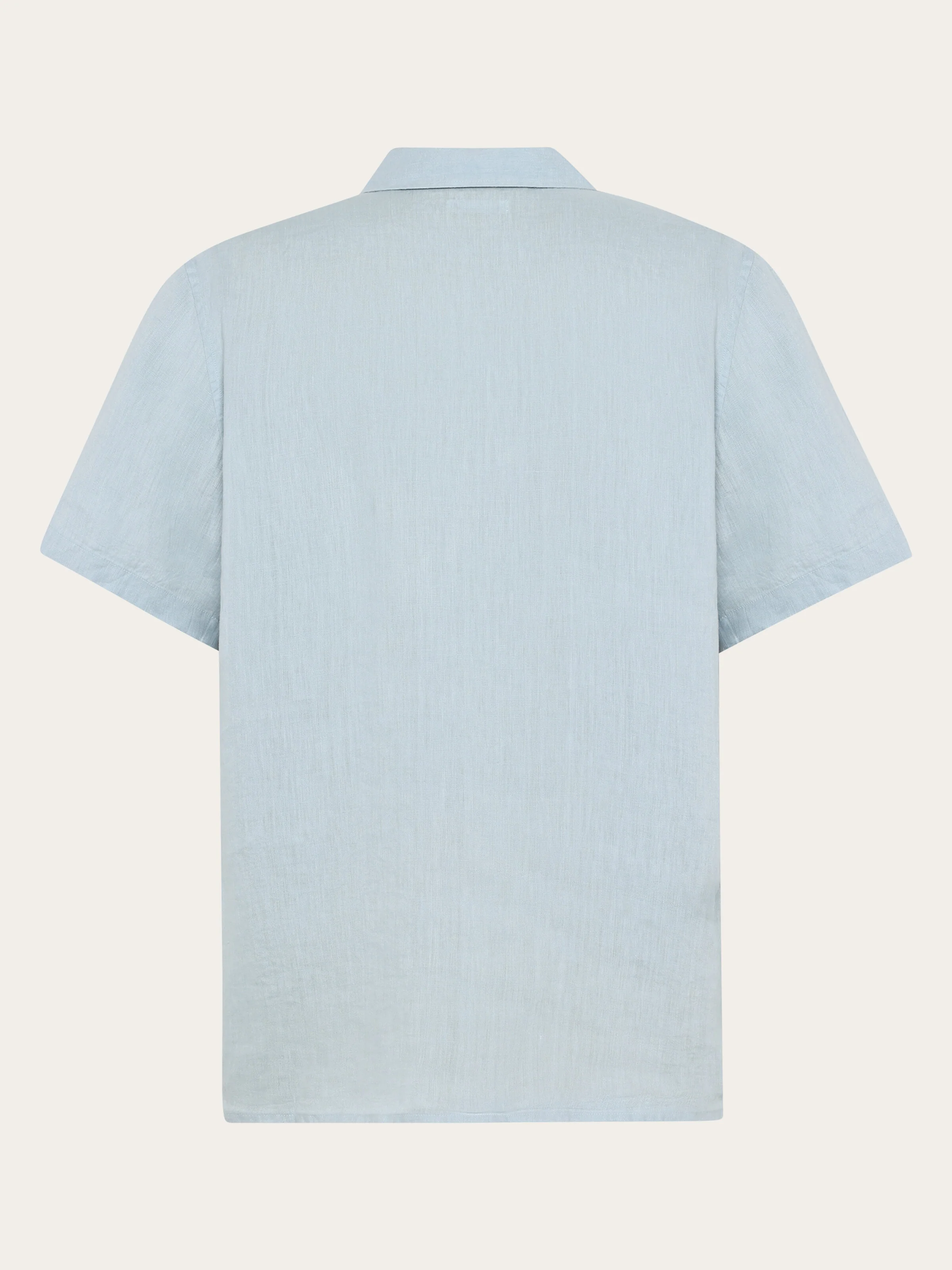 Box fit short sleeved linen shirt - Skyway - Image 3