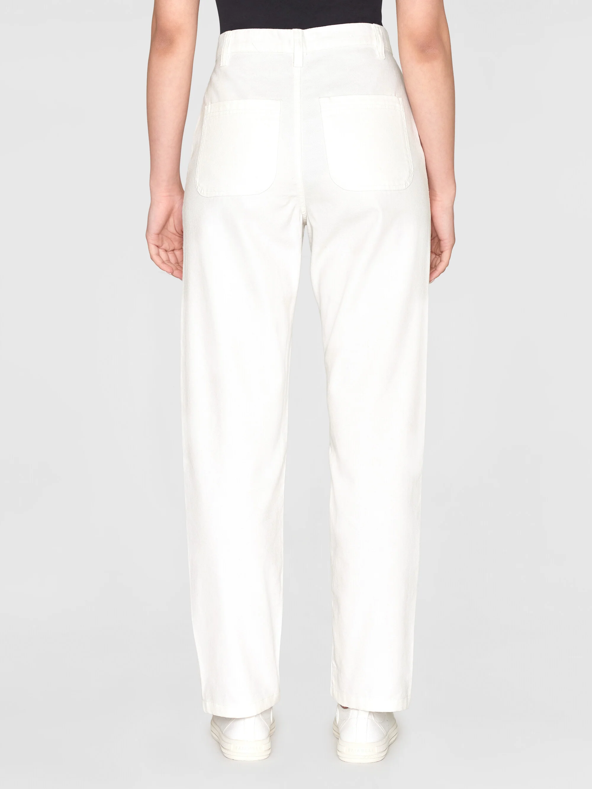 CALLA tapered canvas pant - Star White - Image 3