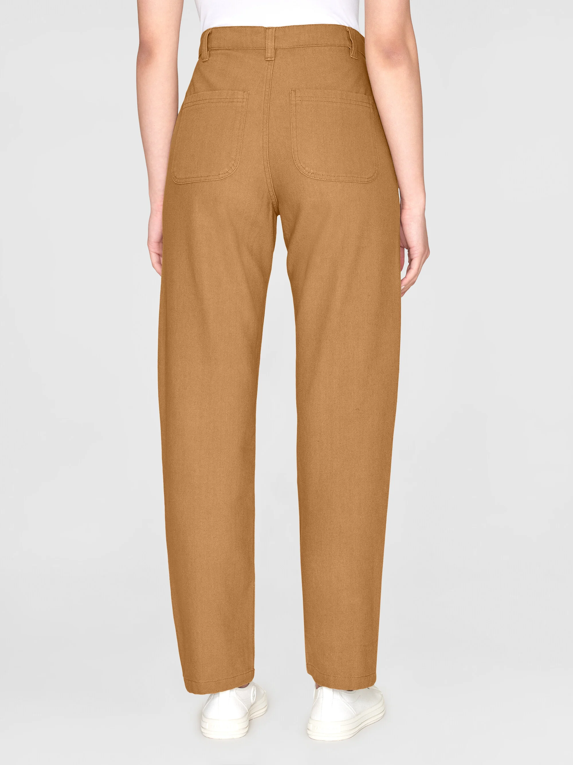 CALLA tapered canvas pant - Brown Sugar - Image 3