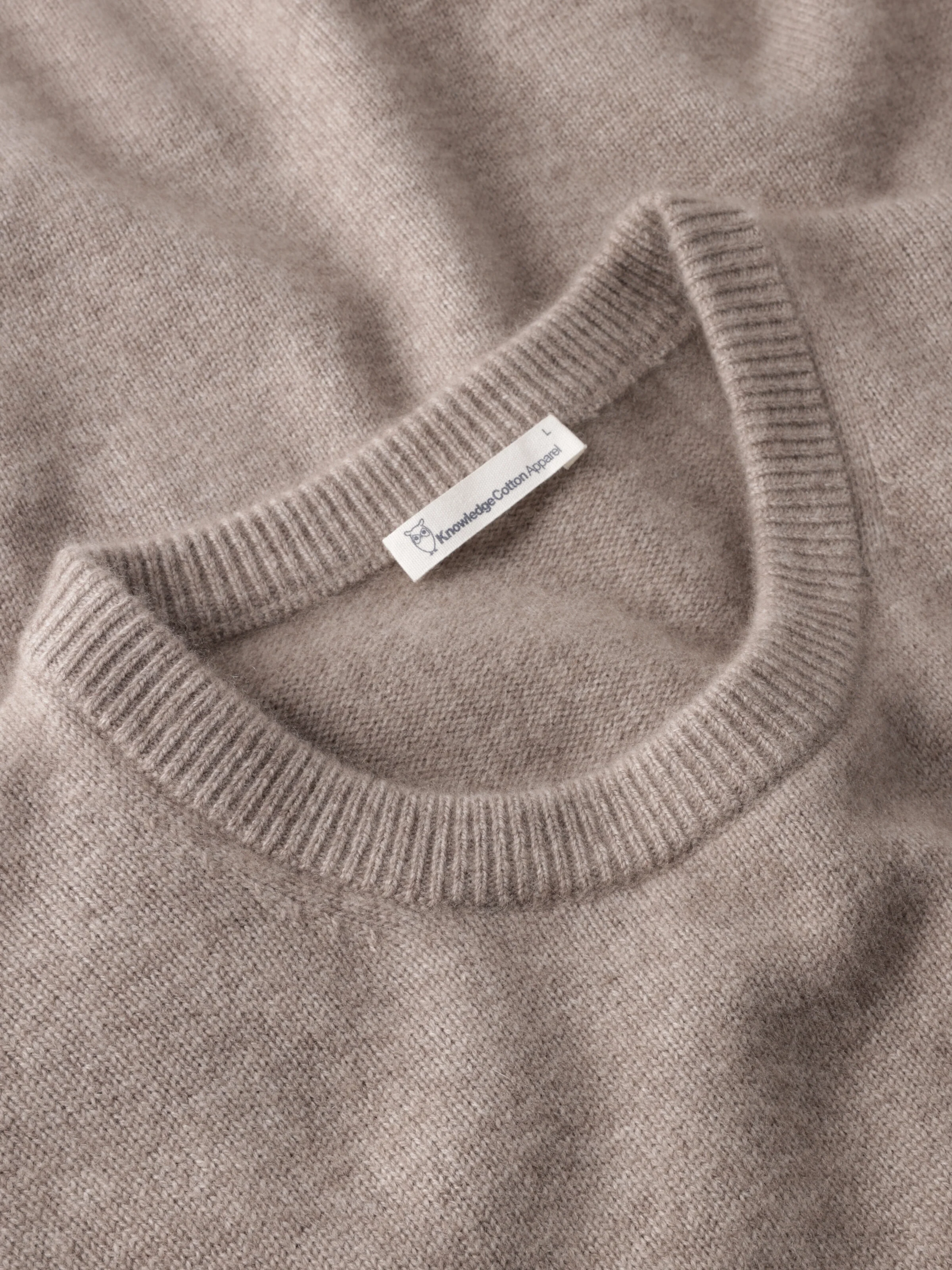Cashmere Crew Neck Knit RWS - Kelp melange - Image 2