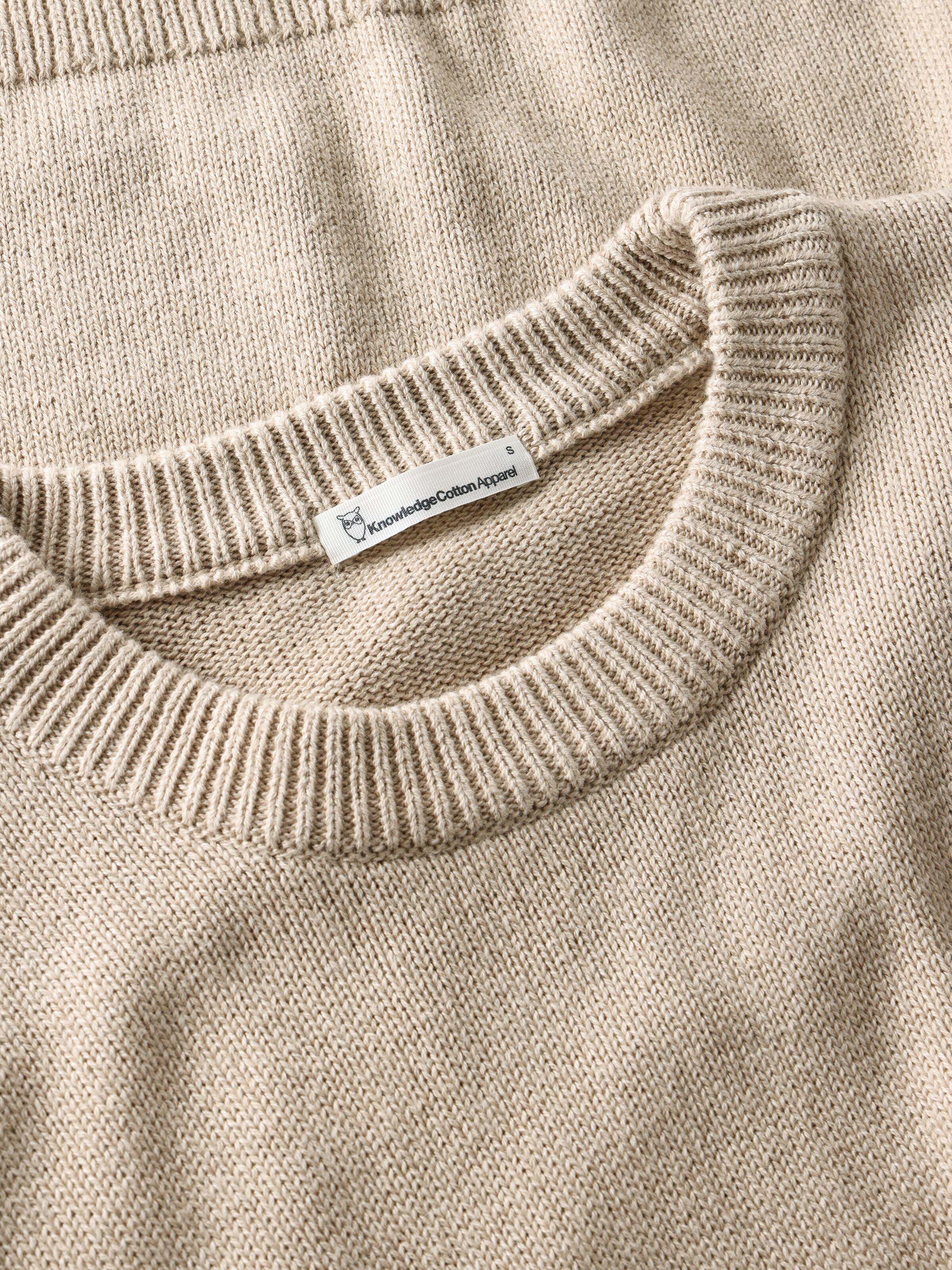Cashmere crew neck sweater - Light feather gray - Image 6