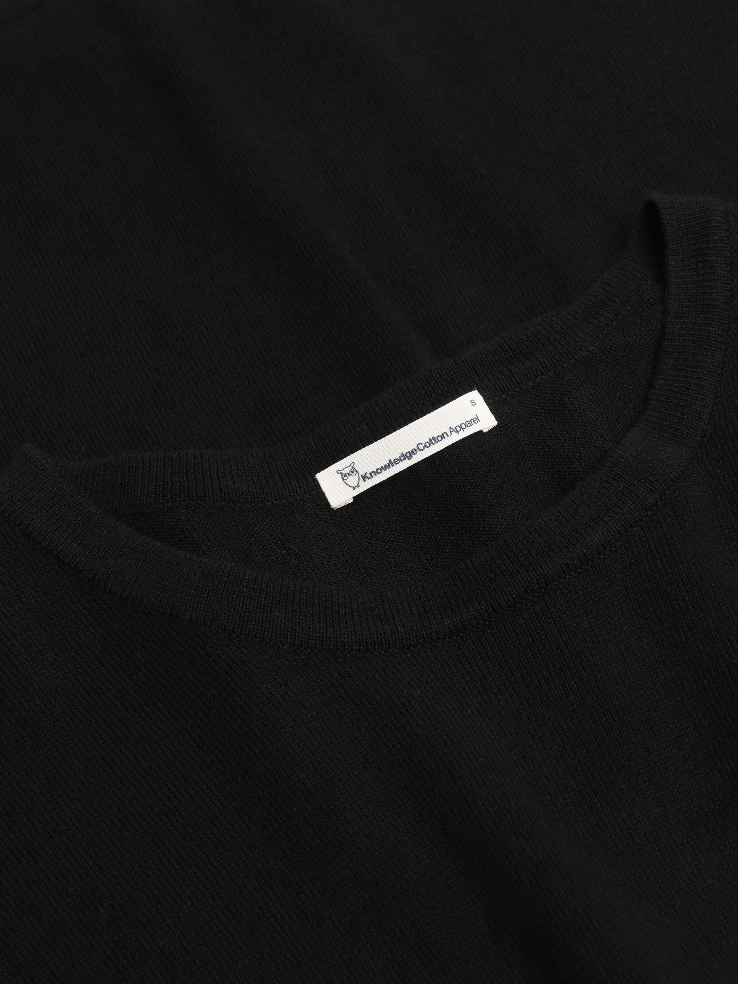 Cashmere knit t-shirt - Black Jet - Image 2