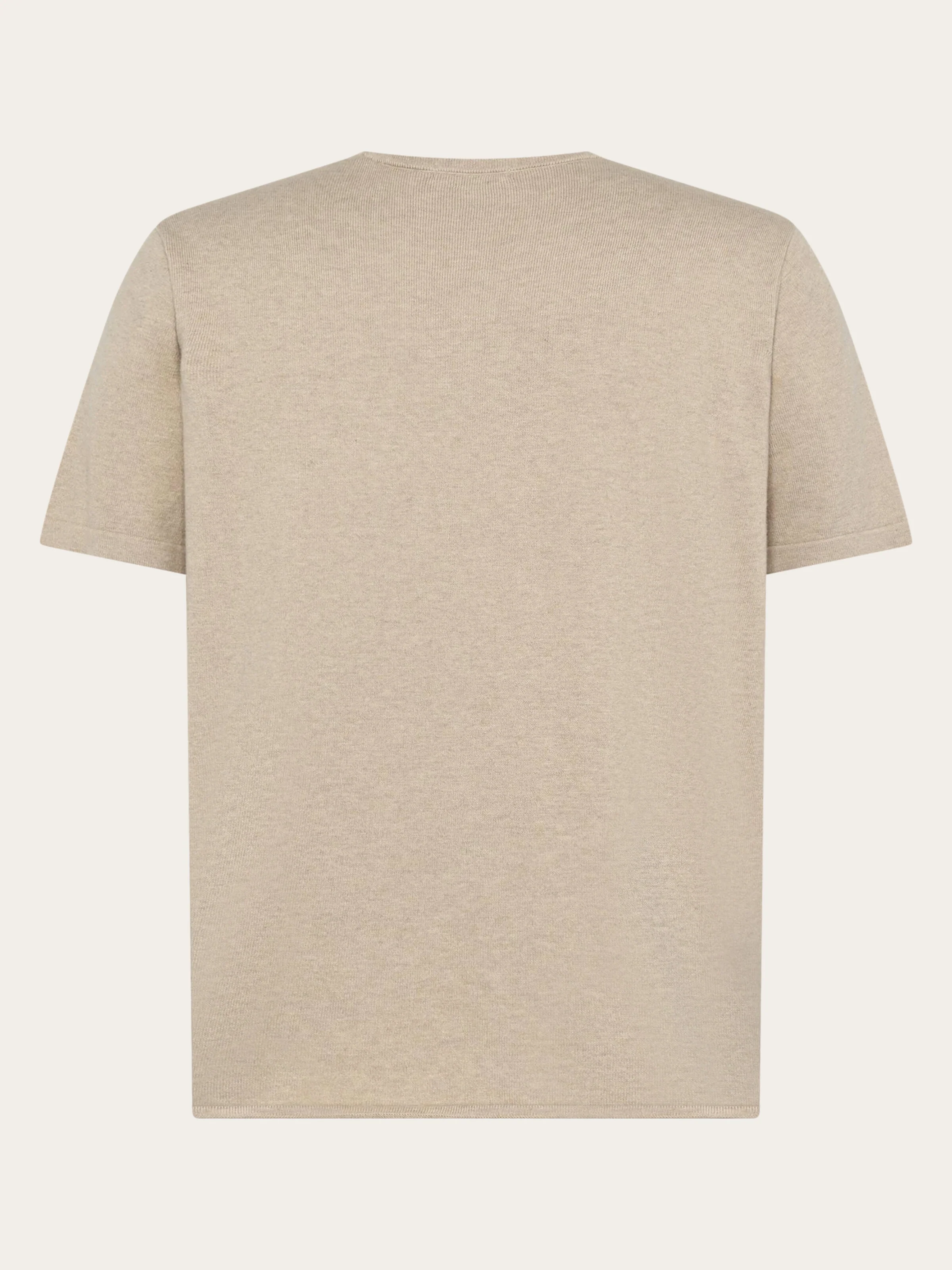 Cashmere knit t-shirt - Light feather gray - Image 3