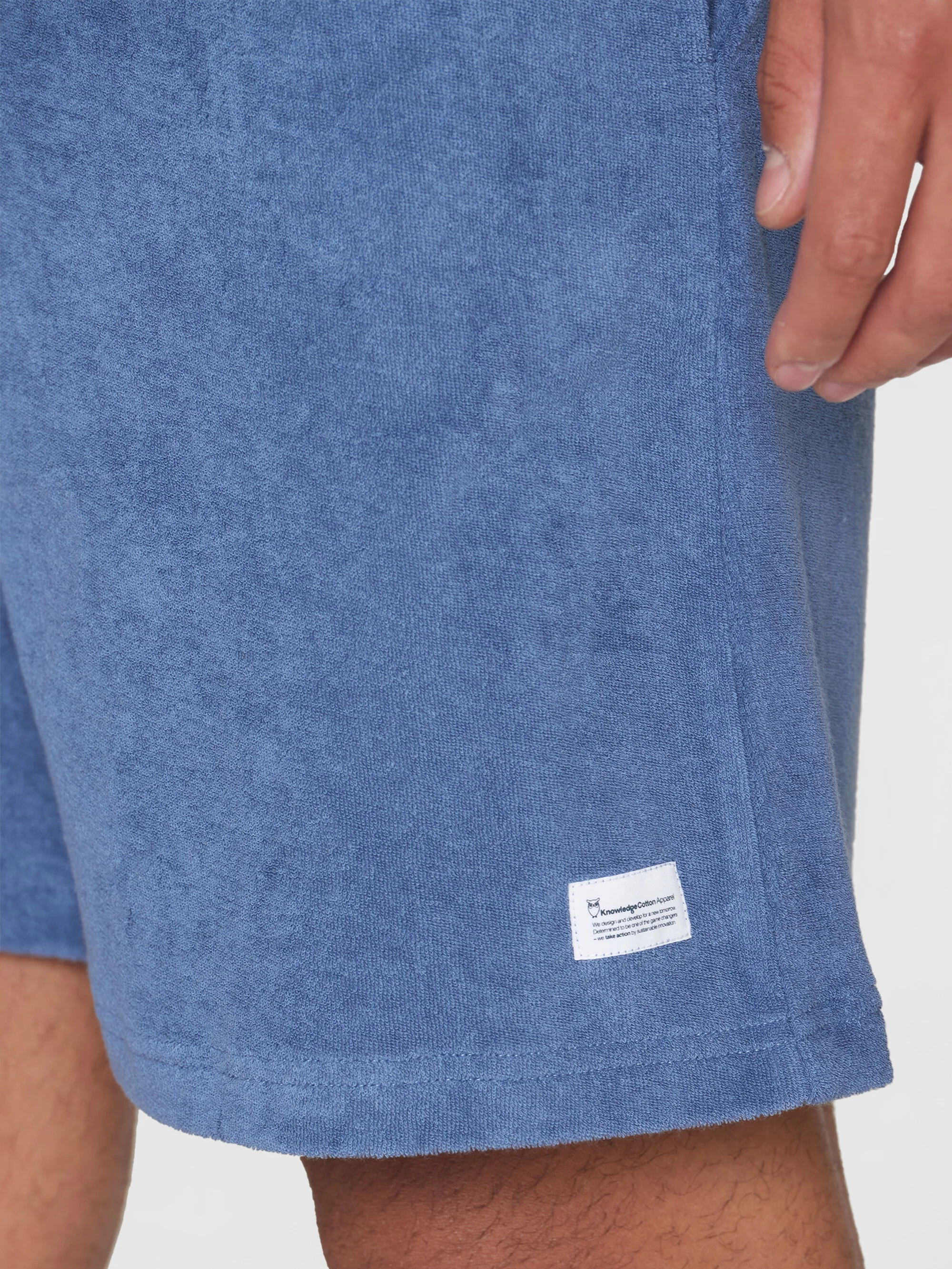 Casual terry shorts - Moonlight Blue - Image 5