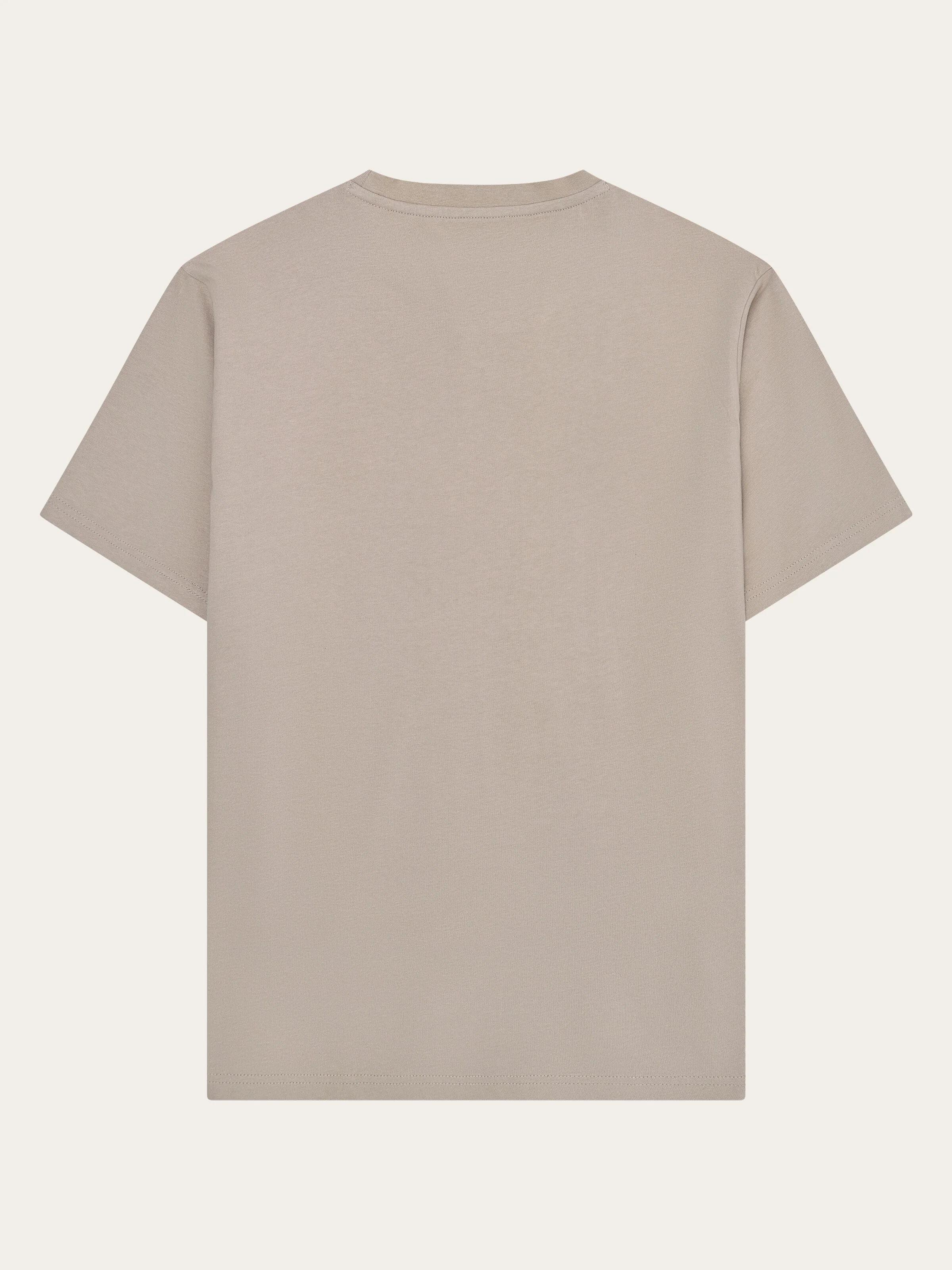Chest print t-shirt - Light feather gray - Image 3