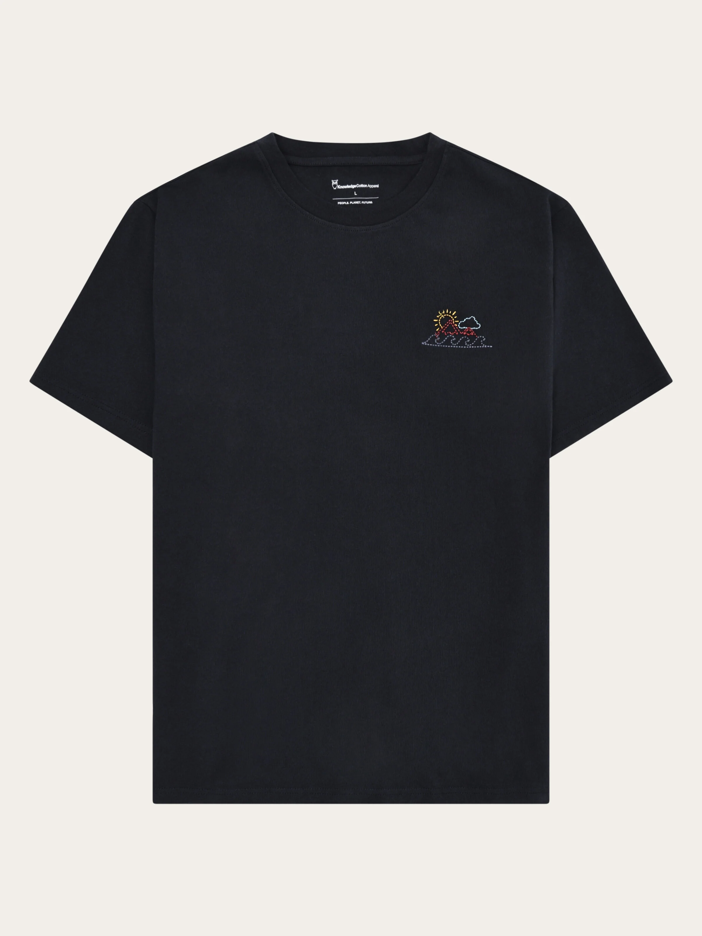 Chest print t-shirt - Night Sky