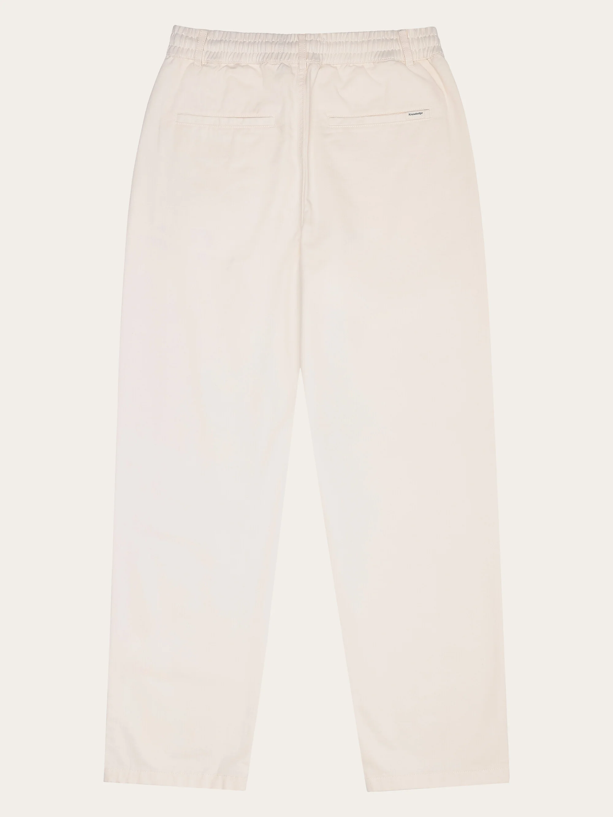 CHLOE barrel mid-rise twill chino - GOTS/Vegan - Egret - Image 3