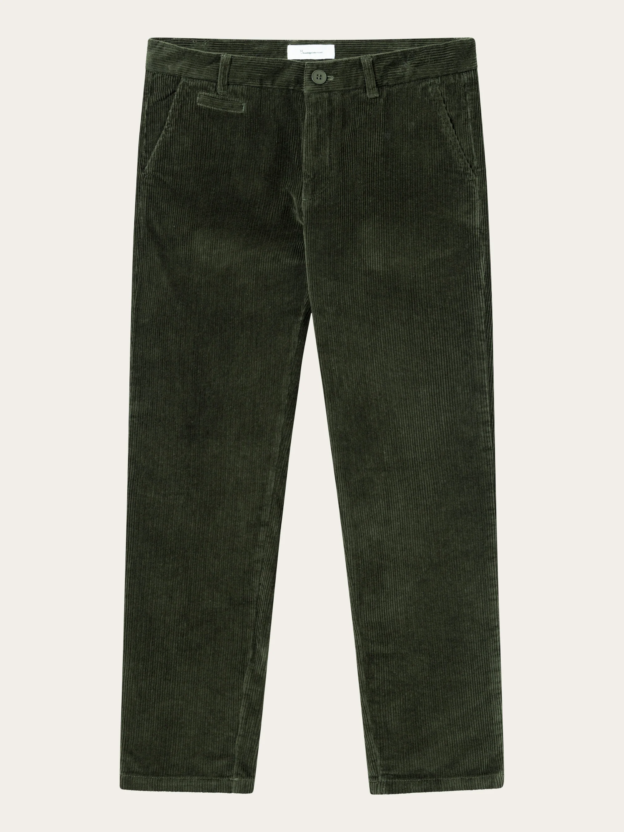 CHUCK regular 8-wales corduroy chino pants - Forest Night