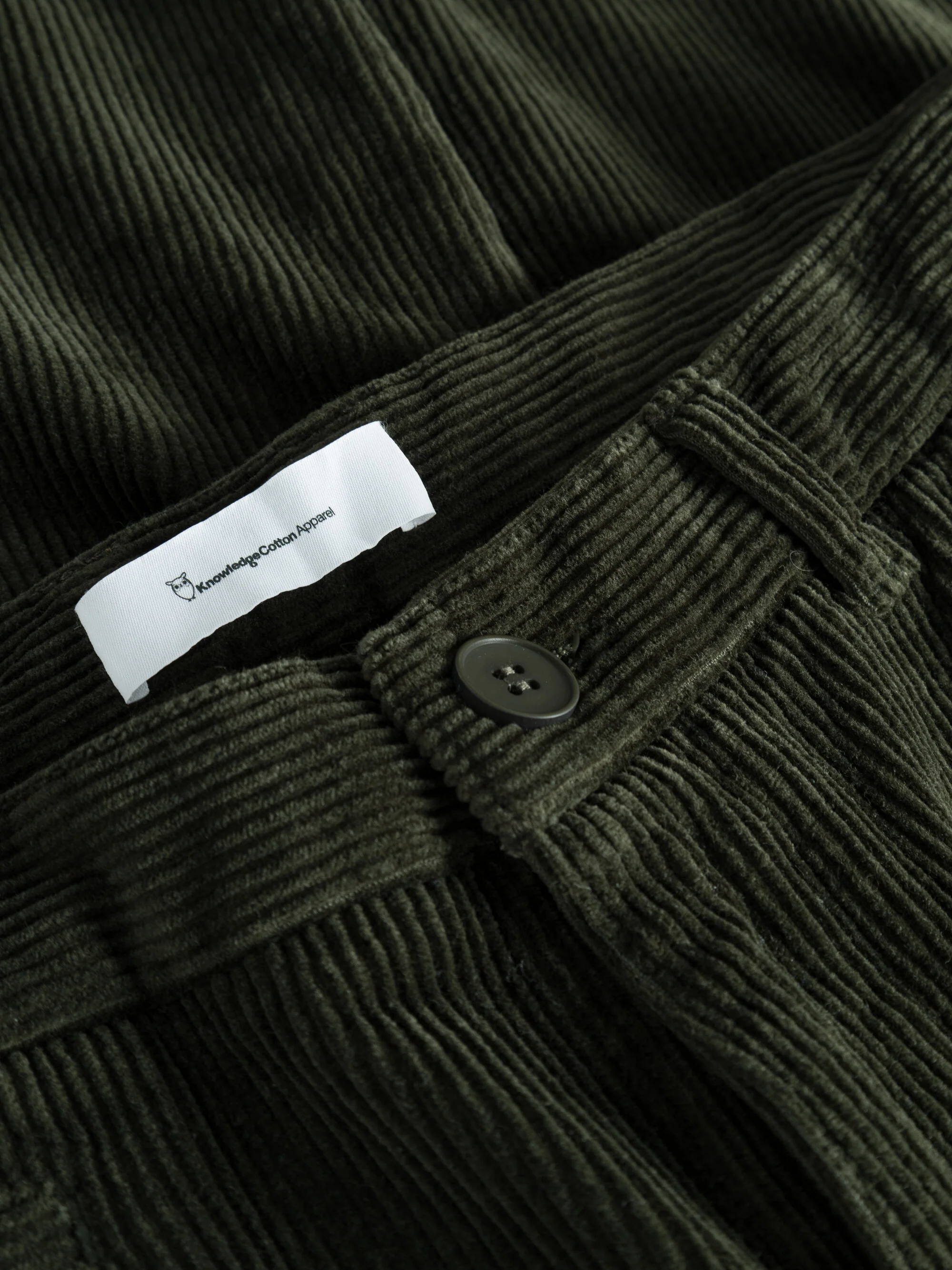 CHUCK regular 8-wales corduroy chino pants - Forest Night - Image 8