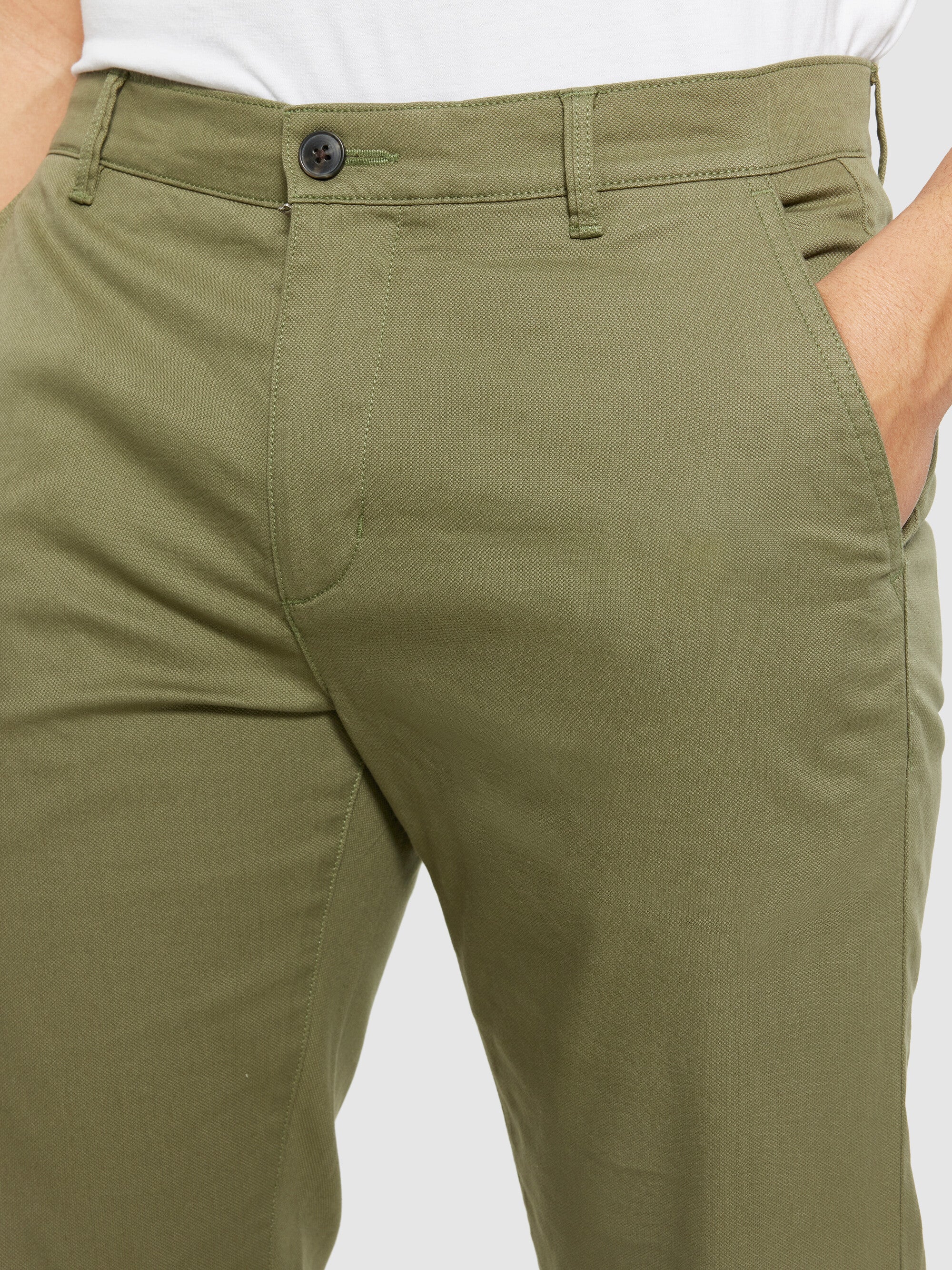 Chuck regular canvas pants - Burned Olive - Image 5