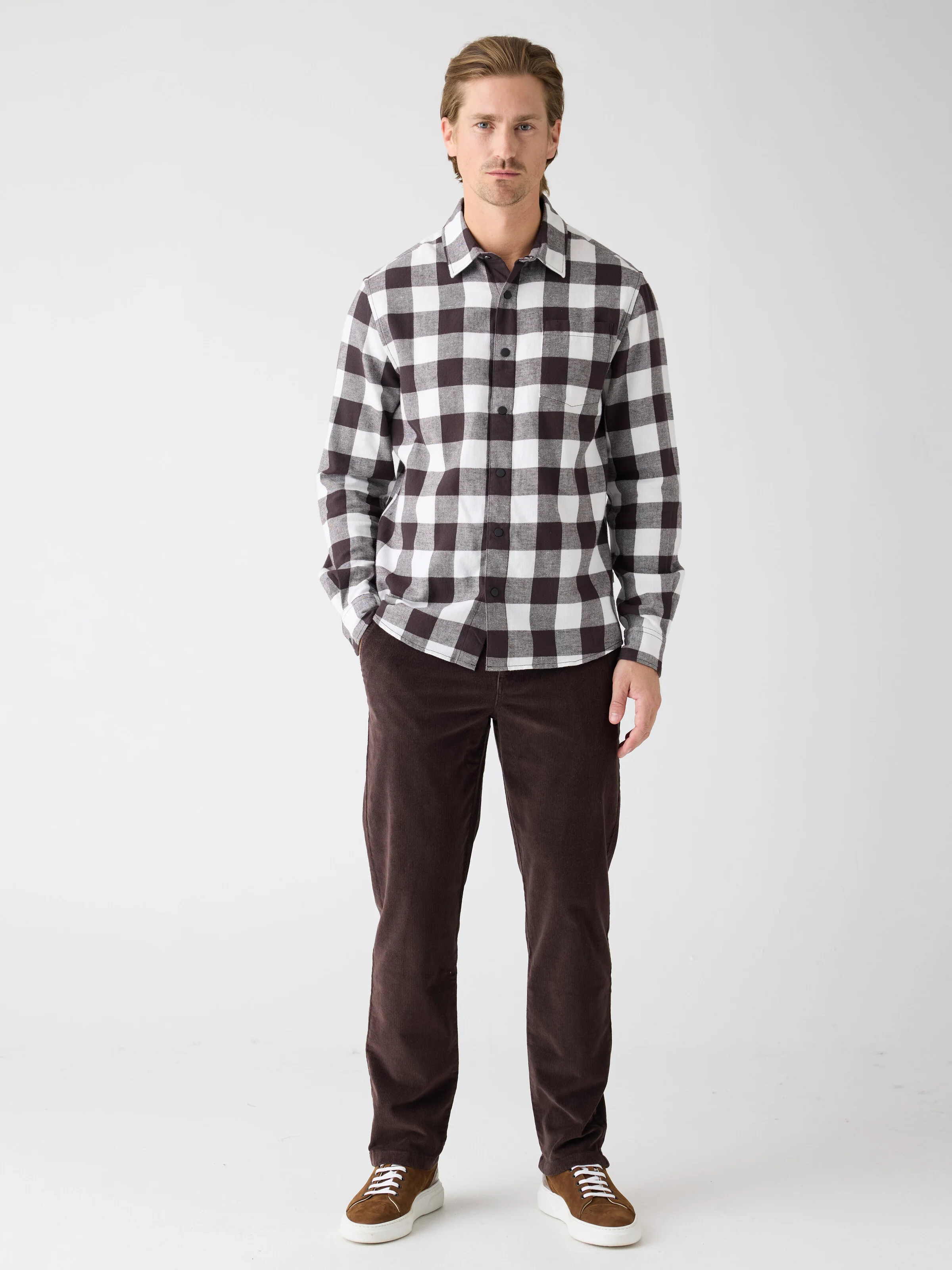 Chuck regular corduroy pants - Chocolate Torte - Image 2