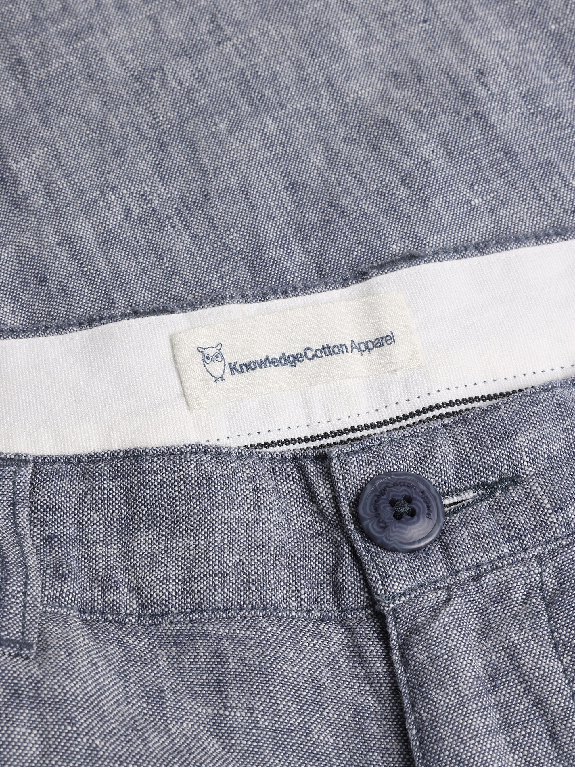Chuck regular linen pants - Vintage Indigo - Image 2