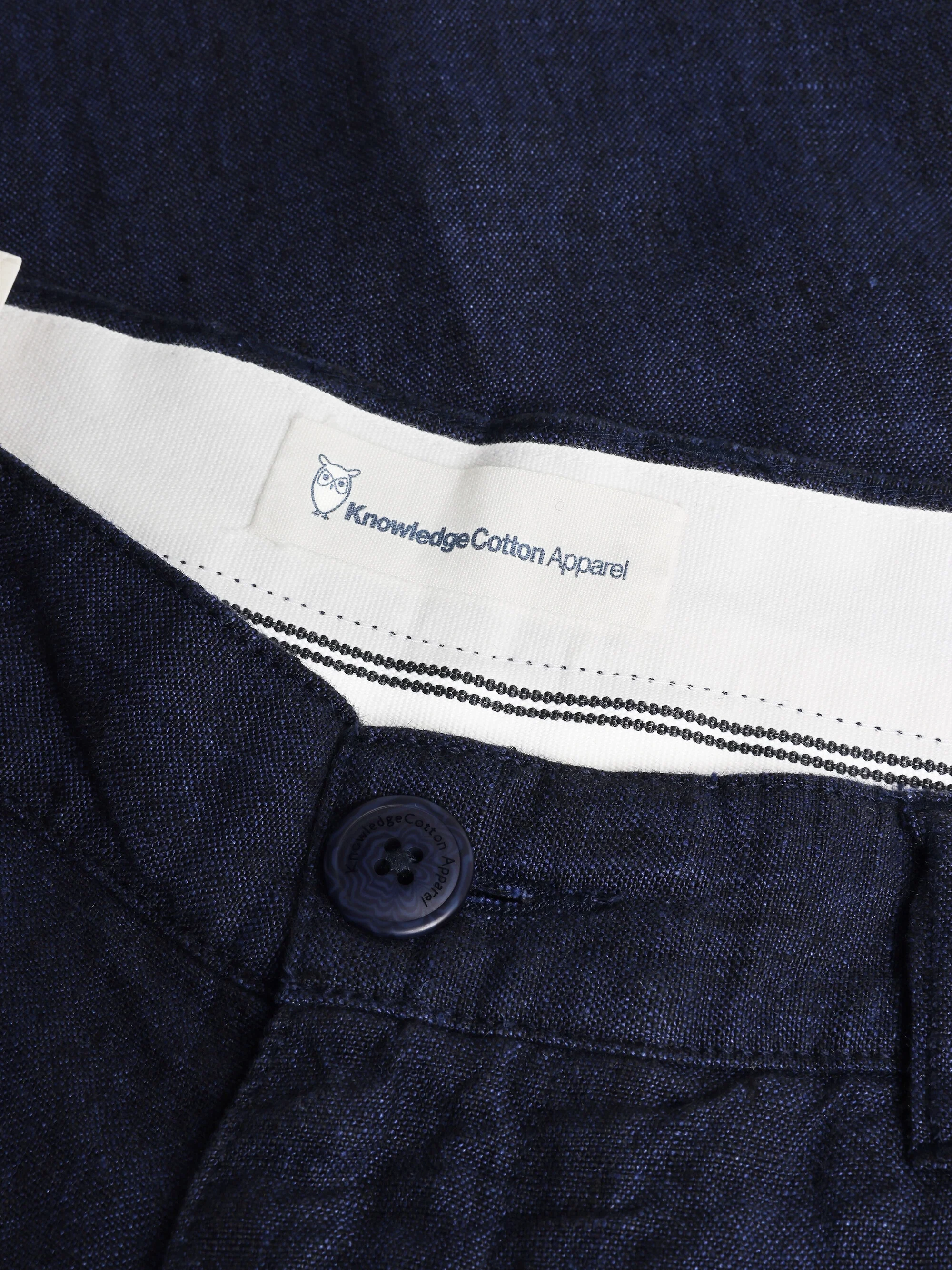 Chuck regular linen pants - Yarndyed Total Eclipse - Image 4