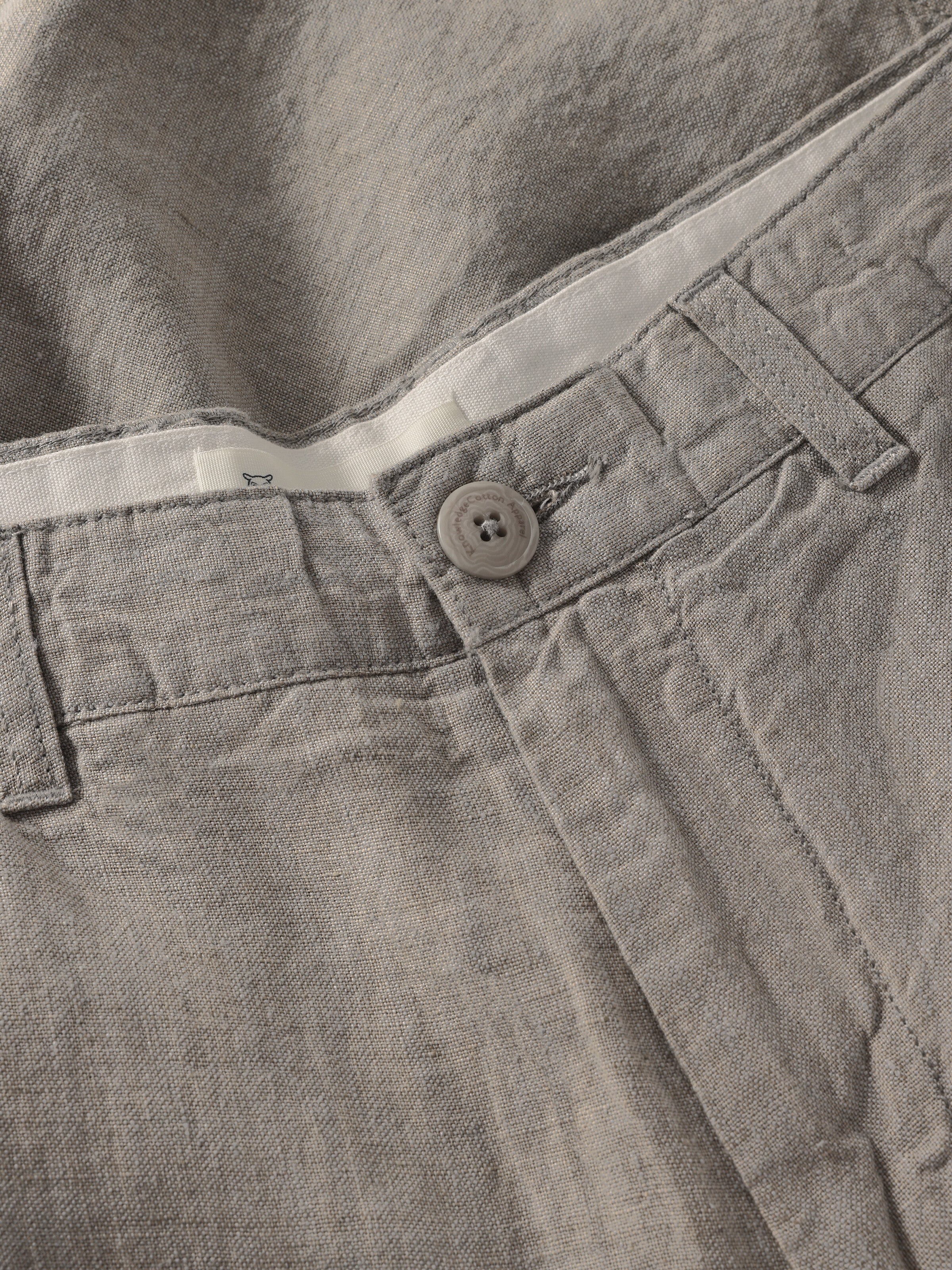 Chuck regular linen shorts - Yarndyed Twill - Image 3