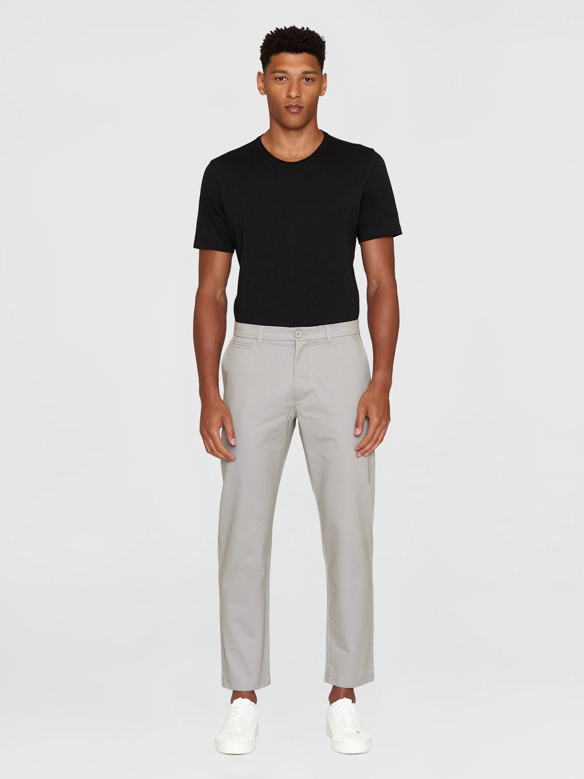 CHUCK regular twill chino pants - Alloy - Image 4