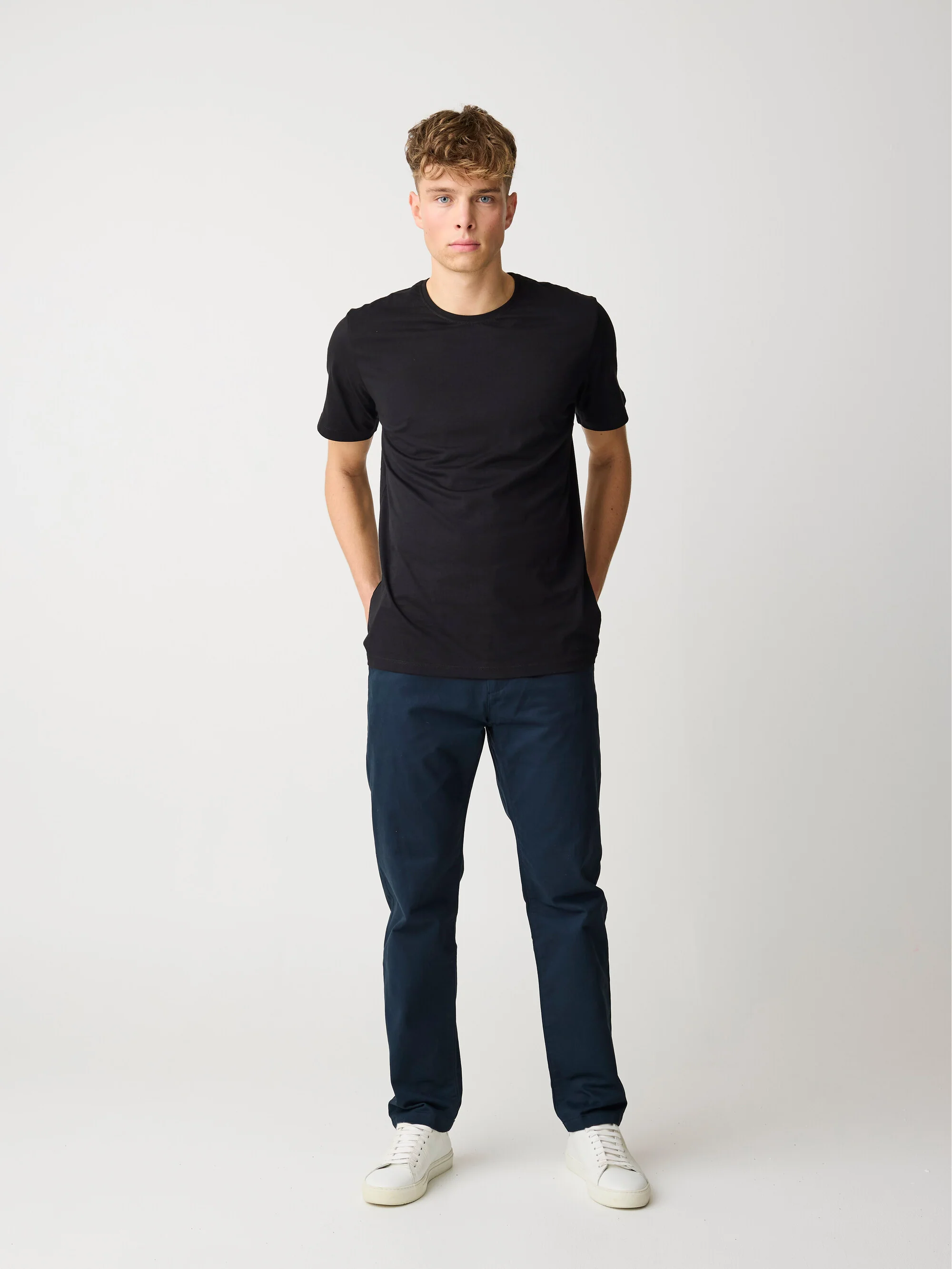 CHUCK regular twill chino pants - Total Eclipse - Image 2