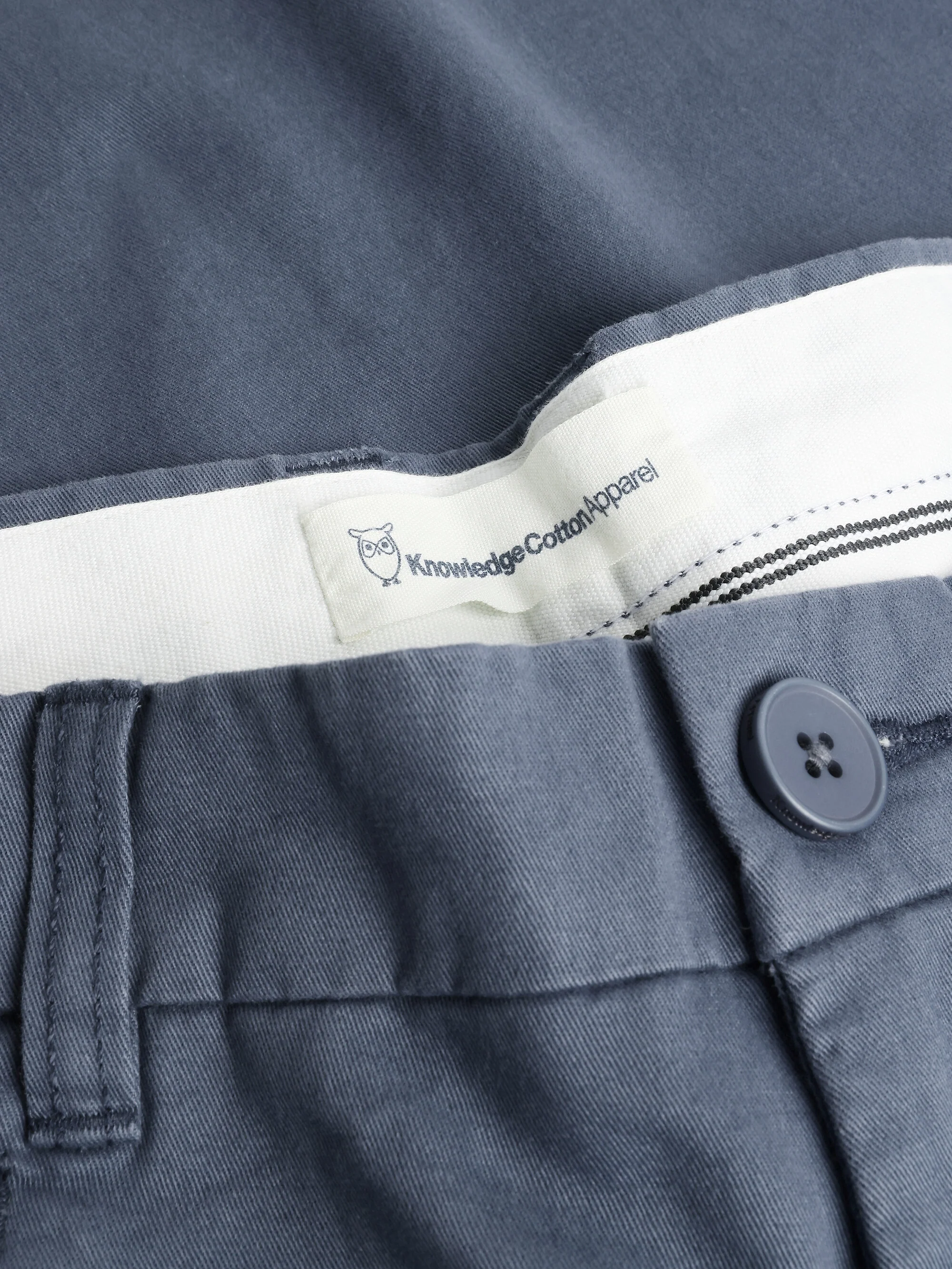 CHUCK regular twill chino pants - Vintage Indigo - Image 3