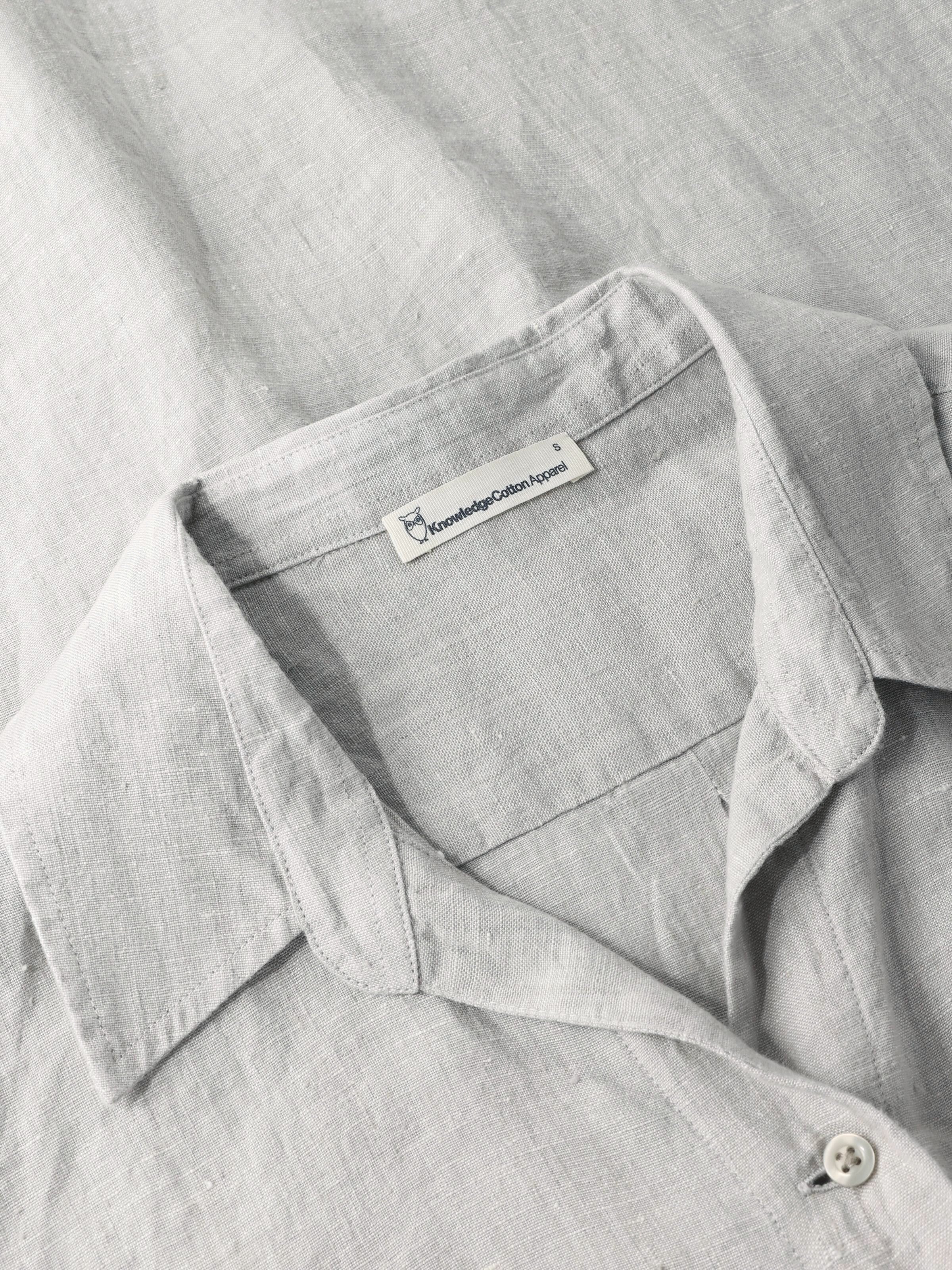 Classic linen dress - Yarndyed Ultimate Grey - Image 2