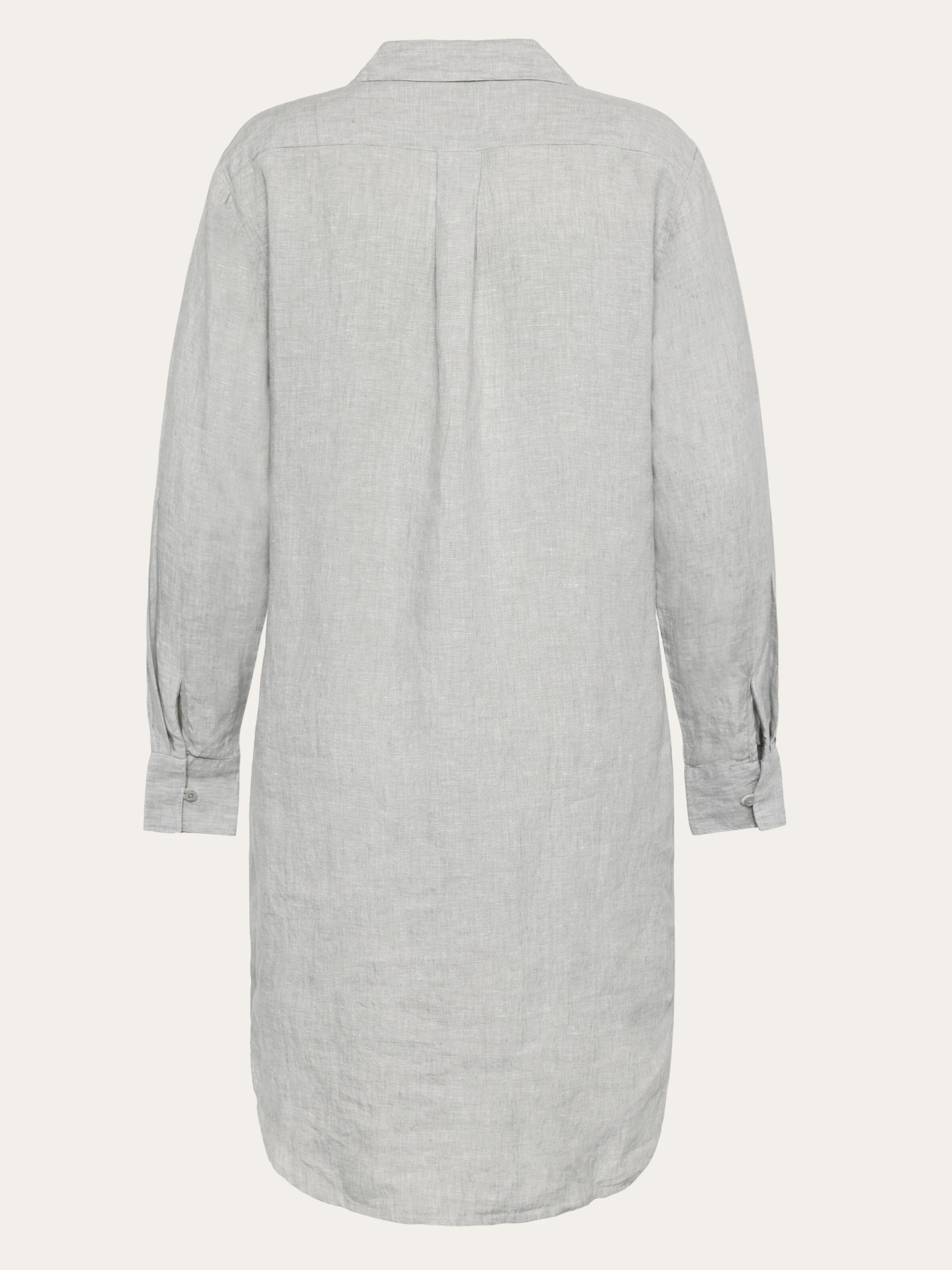 Classic linen dress - Yarndyed Ultimate Grey - Image 3