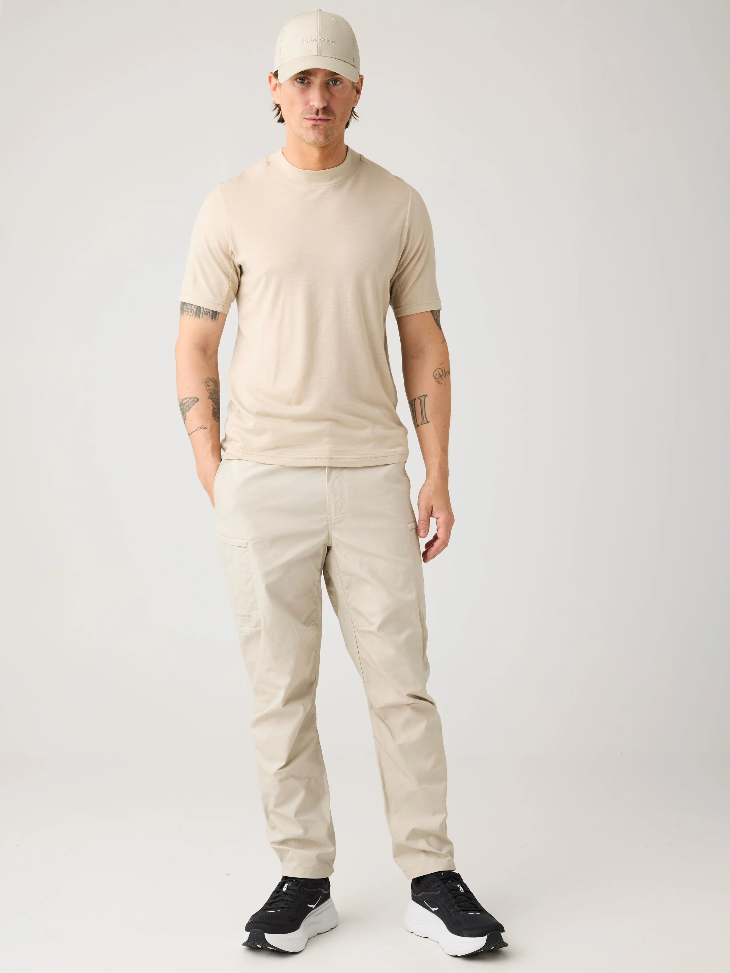 Dynamic wool t-shirt - Light feather gray - Image 4
