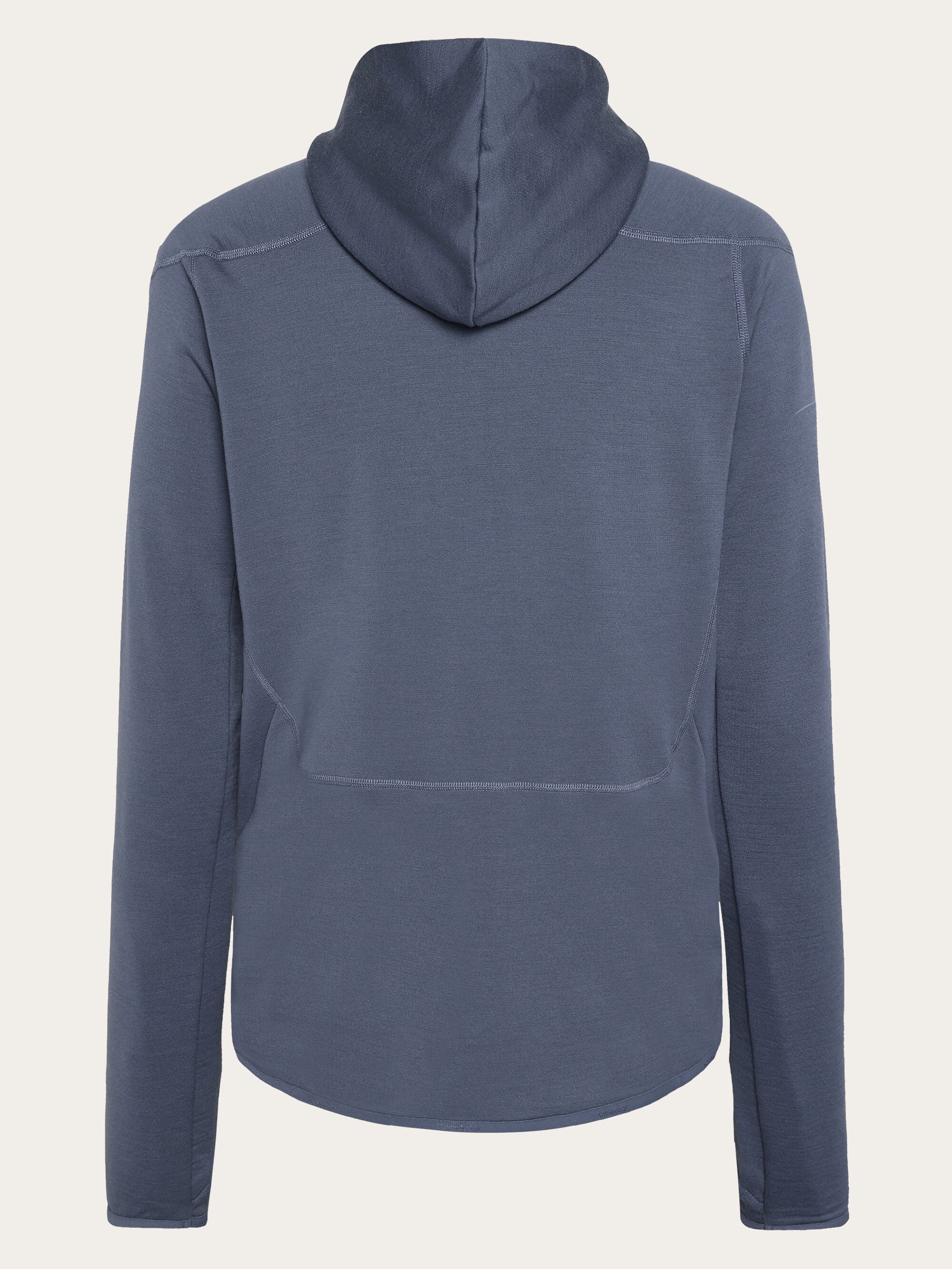 Dynamic wool fleece hoodie - Vintage Indigo - Image 3