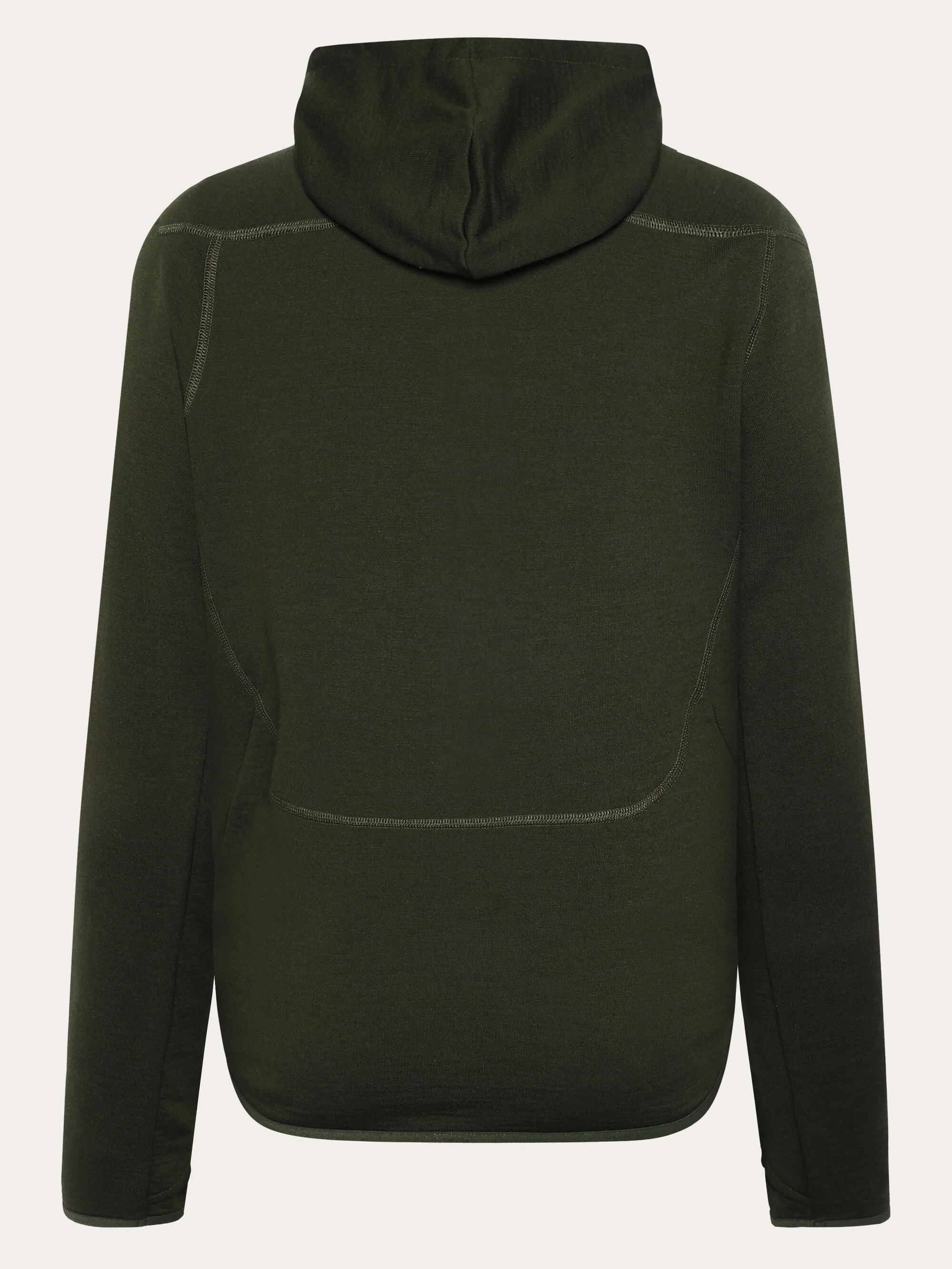 Dynamic wool fleece hoodie - Forest Night - Image 3